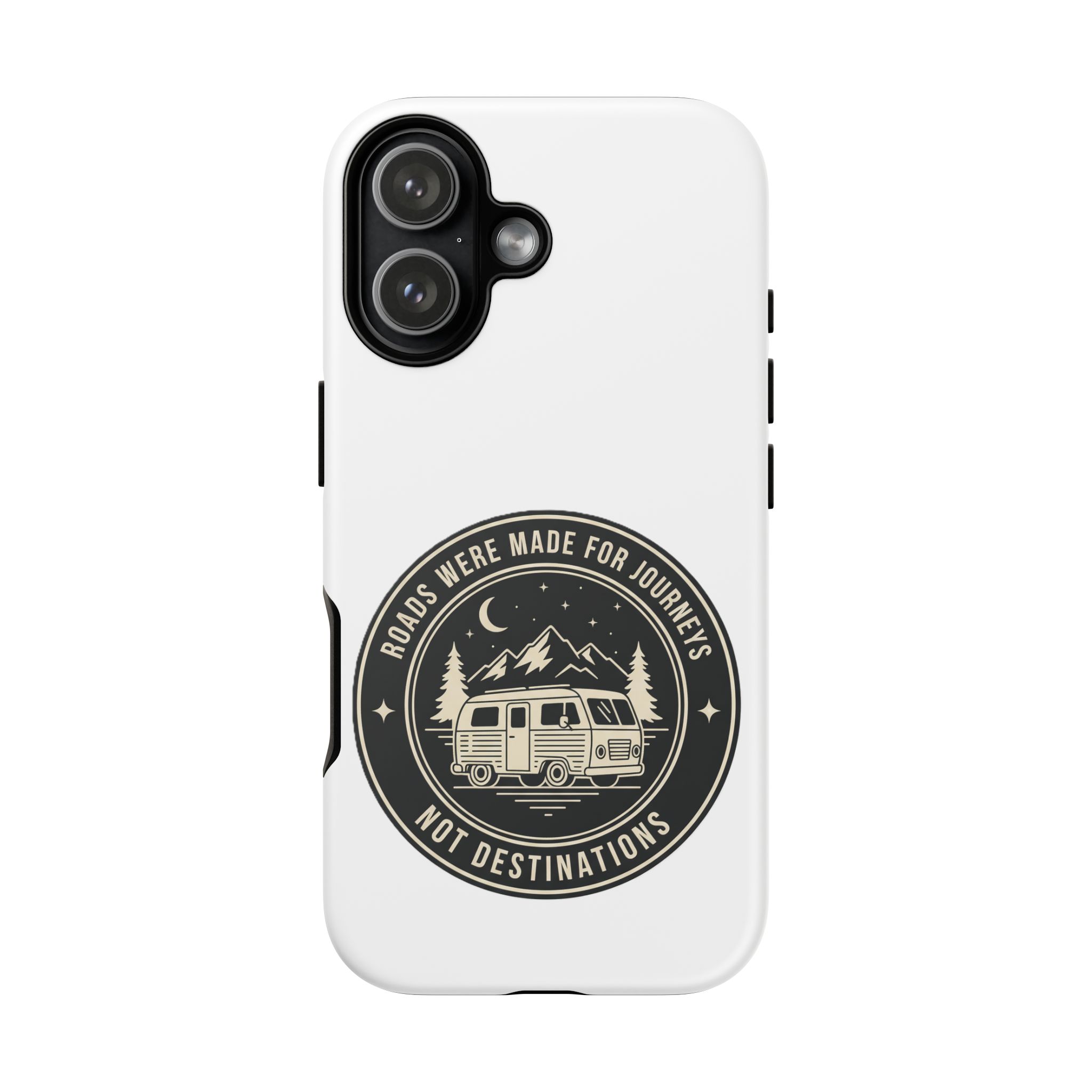 Phone Case — "ROAD WHERE MADE FOR JOURNEYS-NOT DESTINATIONS" Camper Van Design