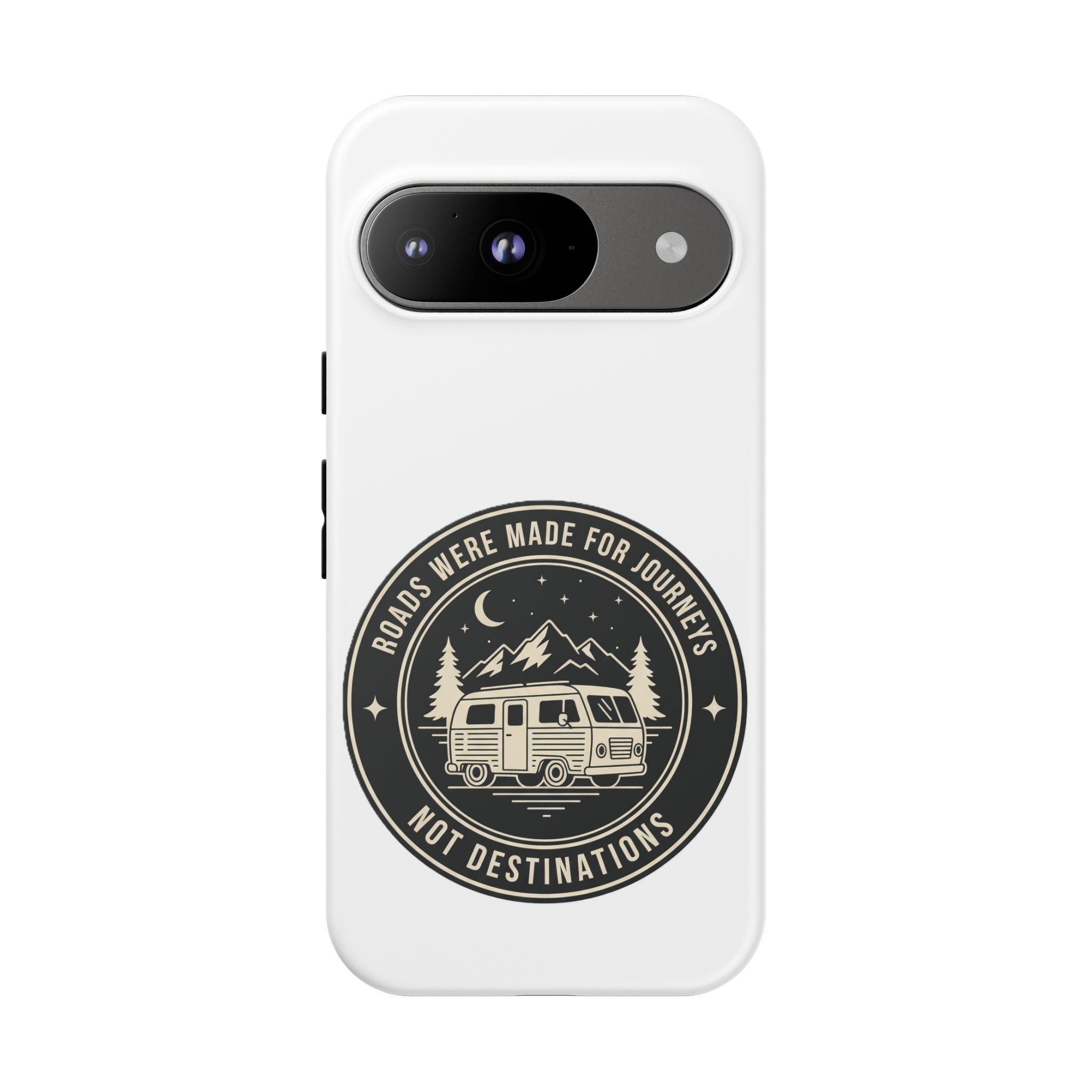 Phone Case — "ROAD WHERE MADE FOR JOURNEYS-NOT DESTINATIONS" Camper Van Design