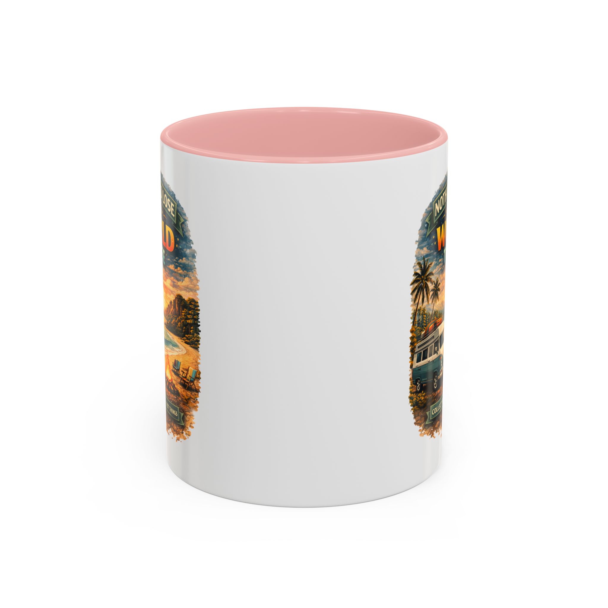 Accent Coffee Mug (11, 15oz) — "Nothing To Lose" Design Scenic-Line