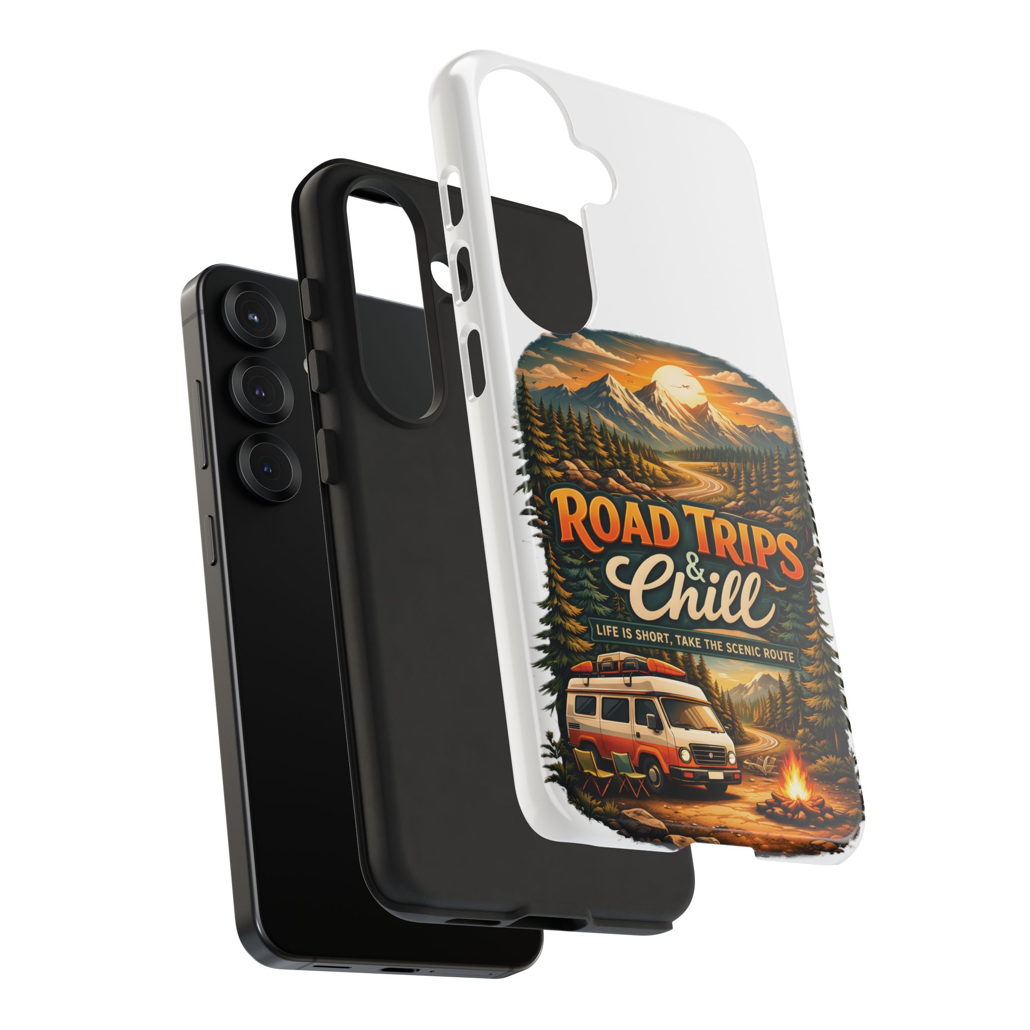 Phone Case — "Road Trips and Chill" (Design Scenic-Line)