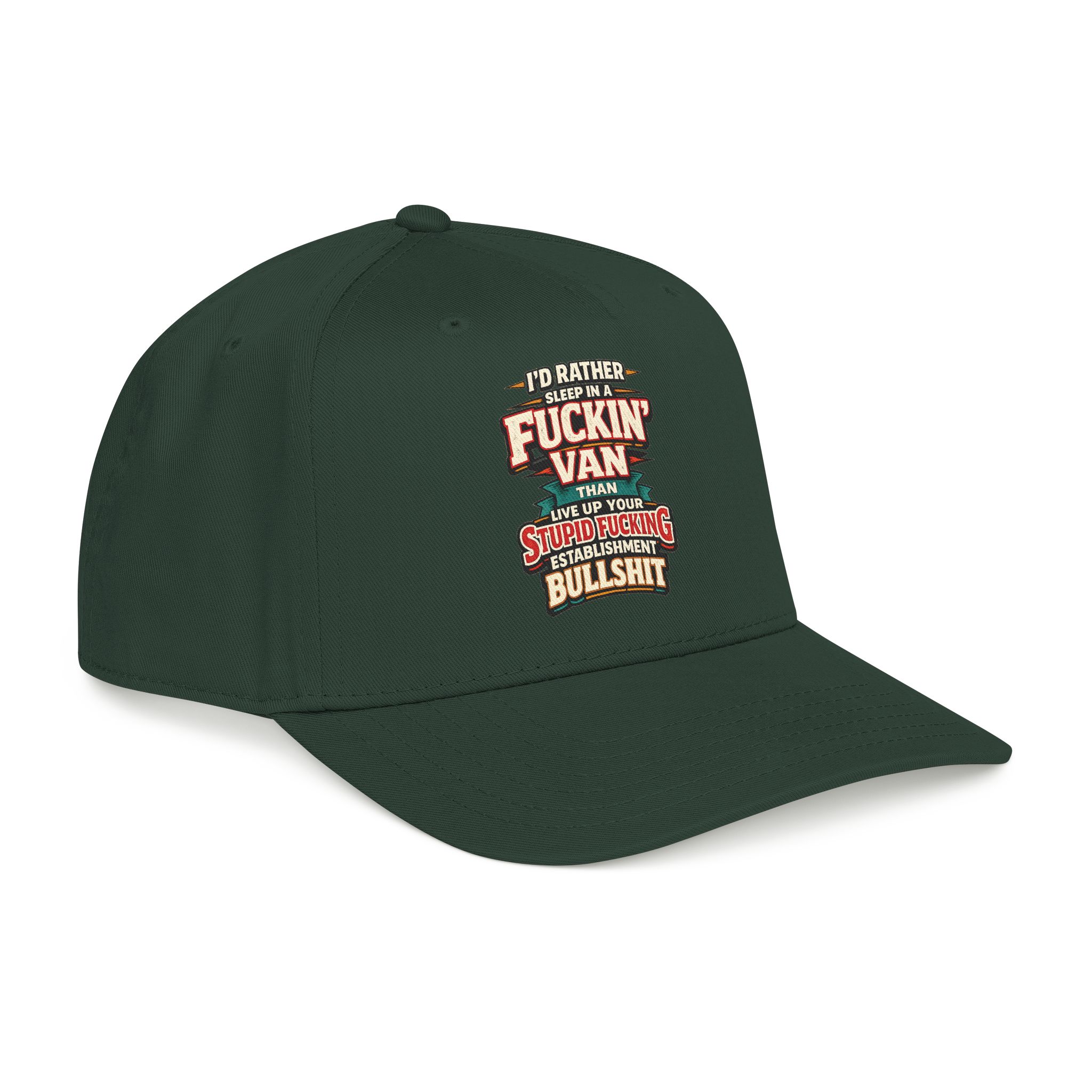 Baseball Cap - "I´d Rather Sleep in A Fucking Van" Design F**K-Line