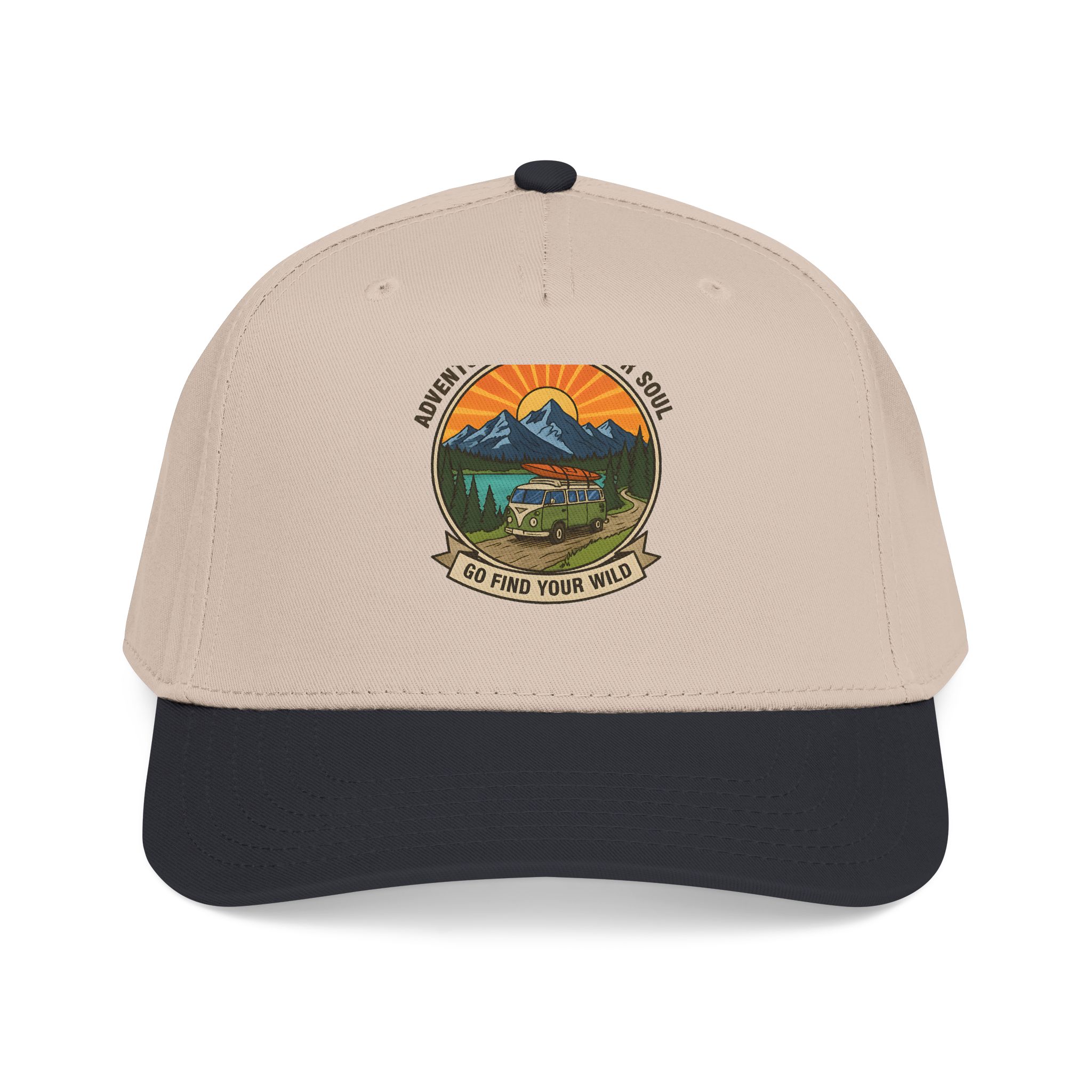 Baseball Cap — "Go Find Your Wild" Outdoor Patch
