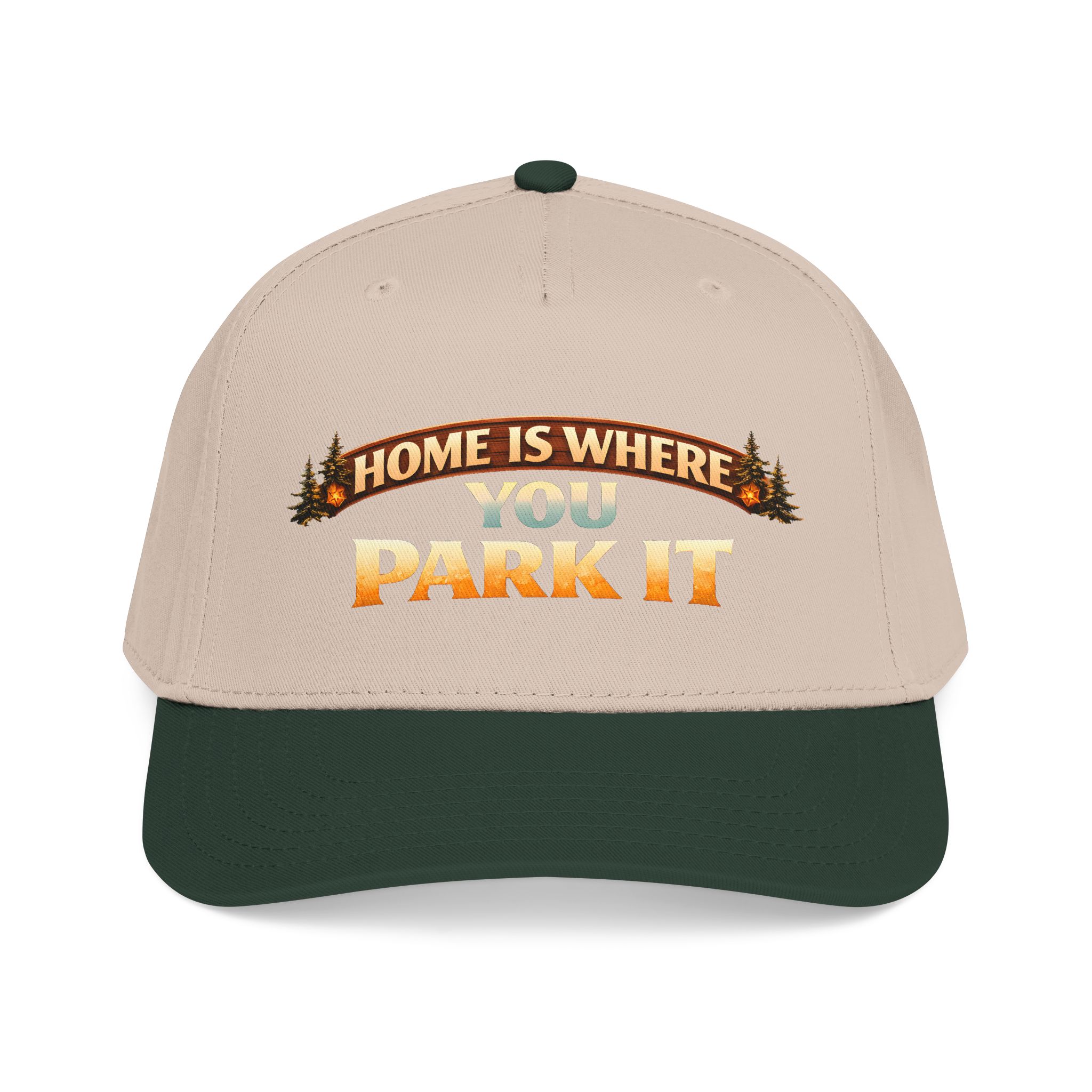 Baseball Cap - "Home Is Where You Park It" Design Scenic-Line