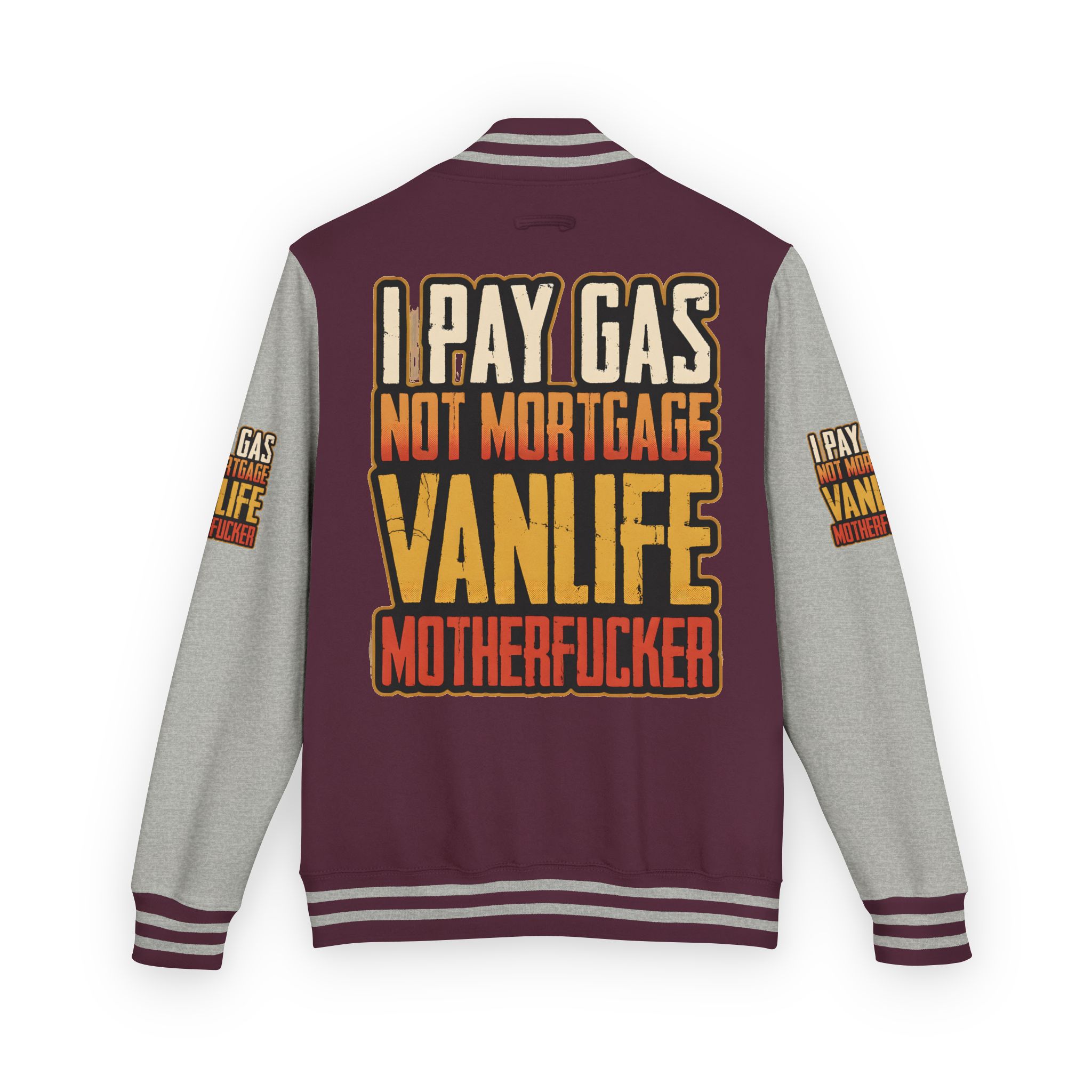 6004883402701037059_2048-1.jpeg Unisex Heavyweight Letterman Jacket — "I Pay Gas Not Mortgage" Design F**K-Line