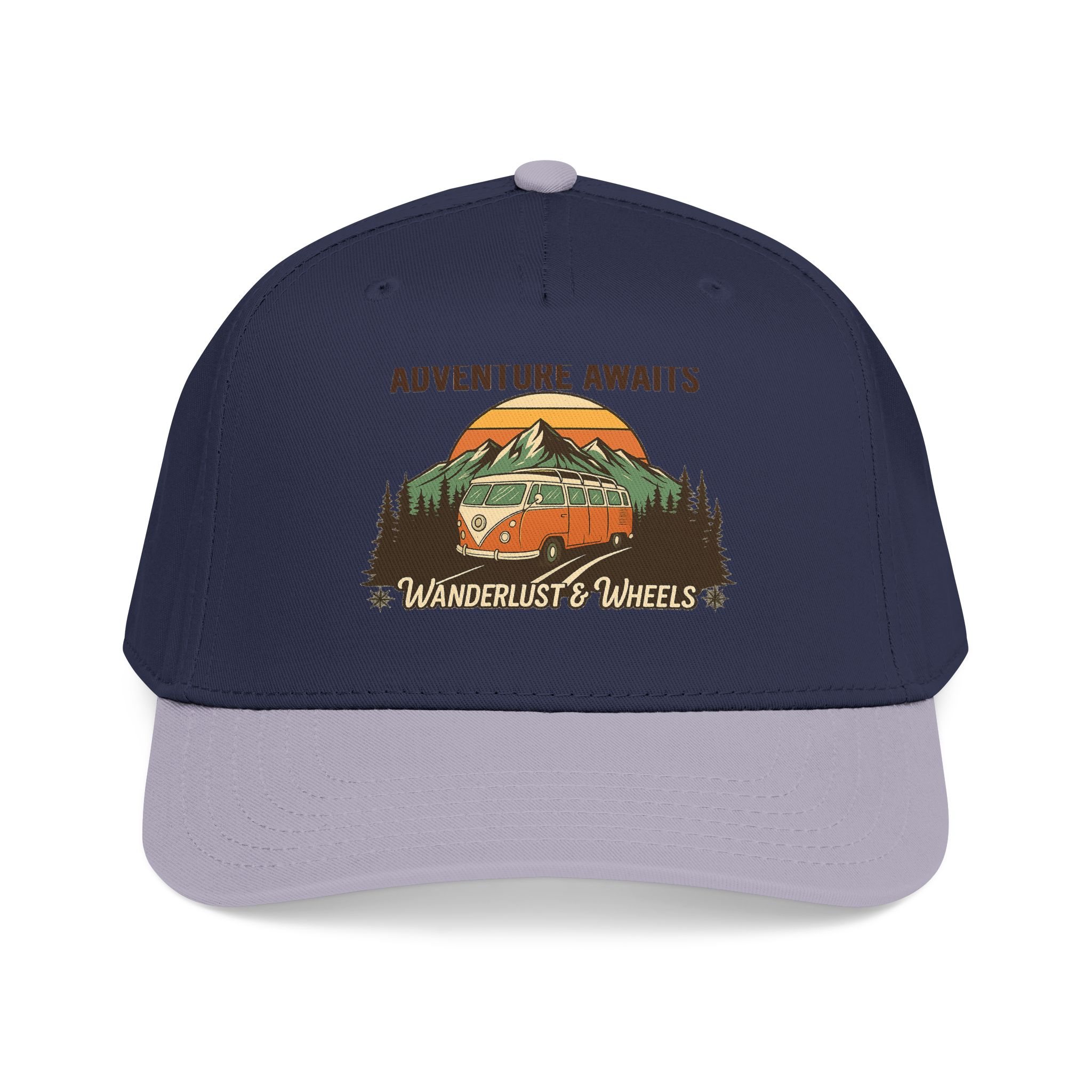 Baseball Cap - "Home Is Where You Adventure Awaits" Mid Profile Baseball Cap