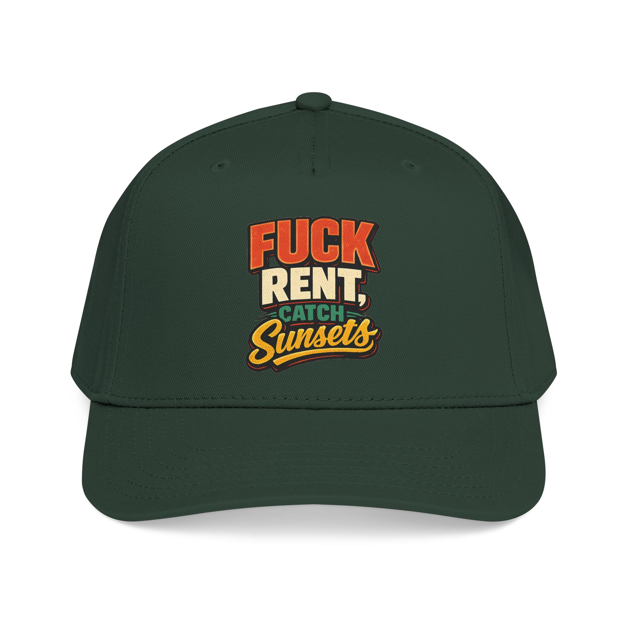Baseball Cap - "Fuck Rent Catch Sunsets" Design F**K-Line