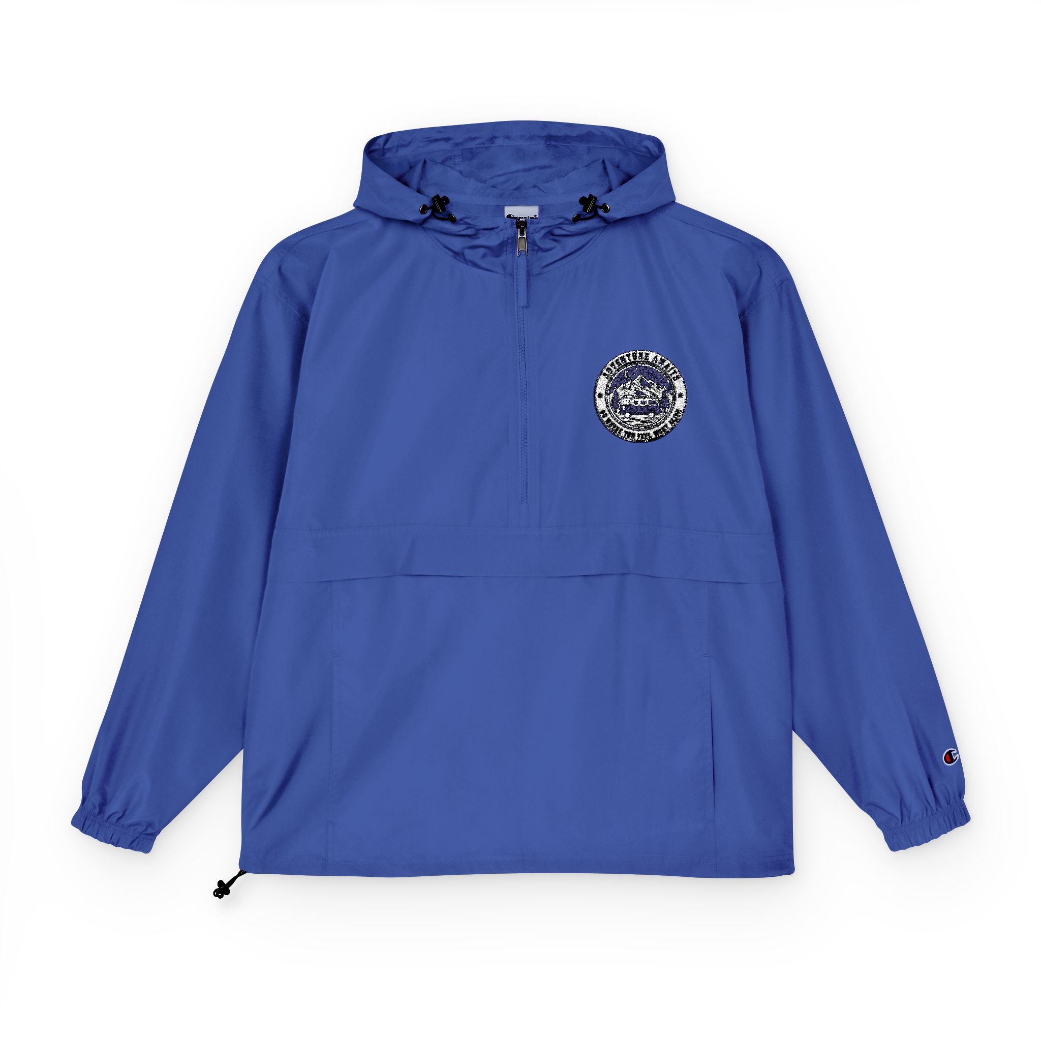 "NEW" Champion Unisex Packable Anorak Jacket -- "Adventure Awaits-Go Where You Feel Most Alive"