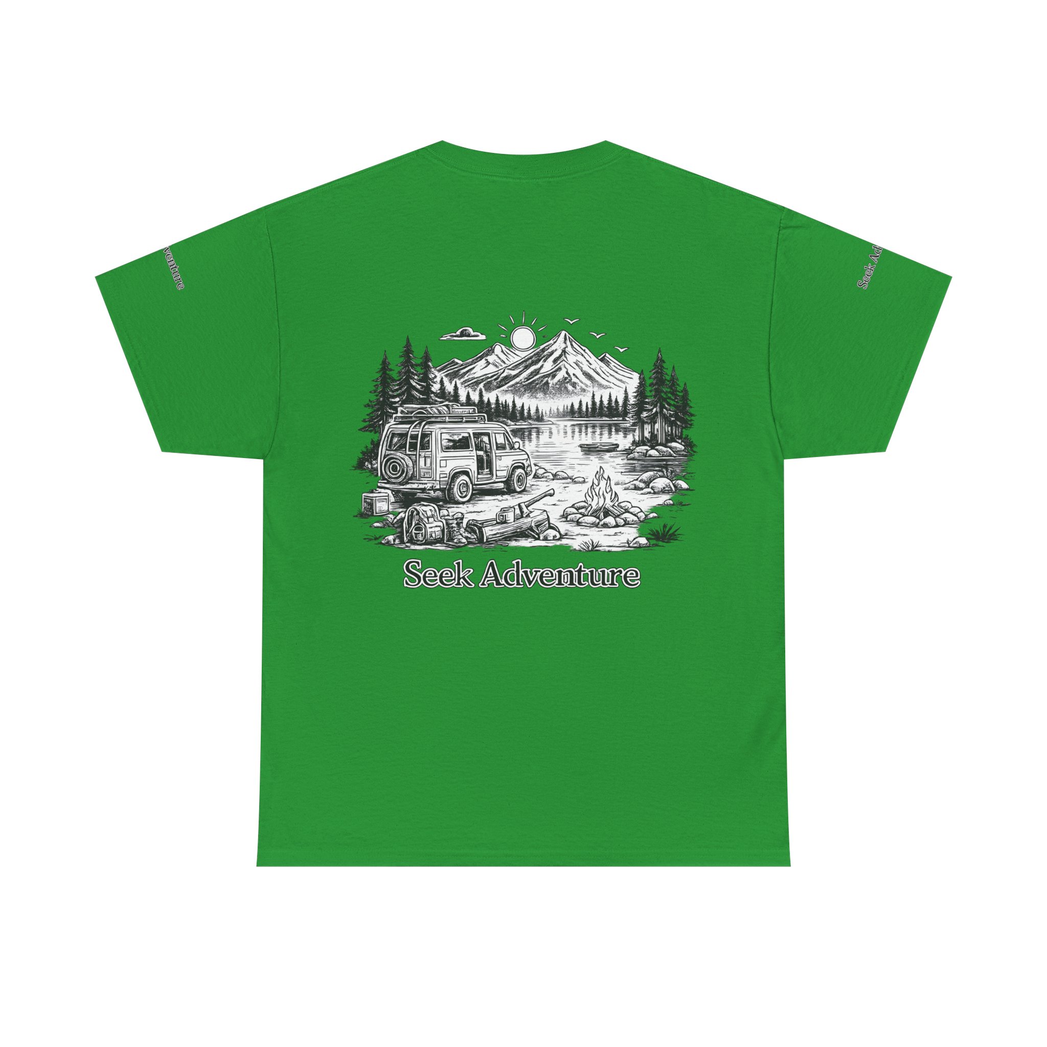 6024588352466590319_2048.jpeg Unisex Heavy Cotton Tee — "Seek Adventure" Design Minimal-Line