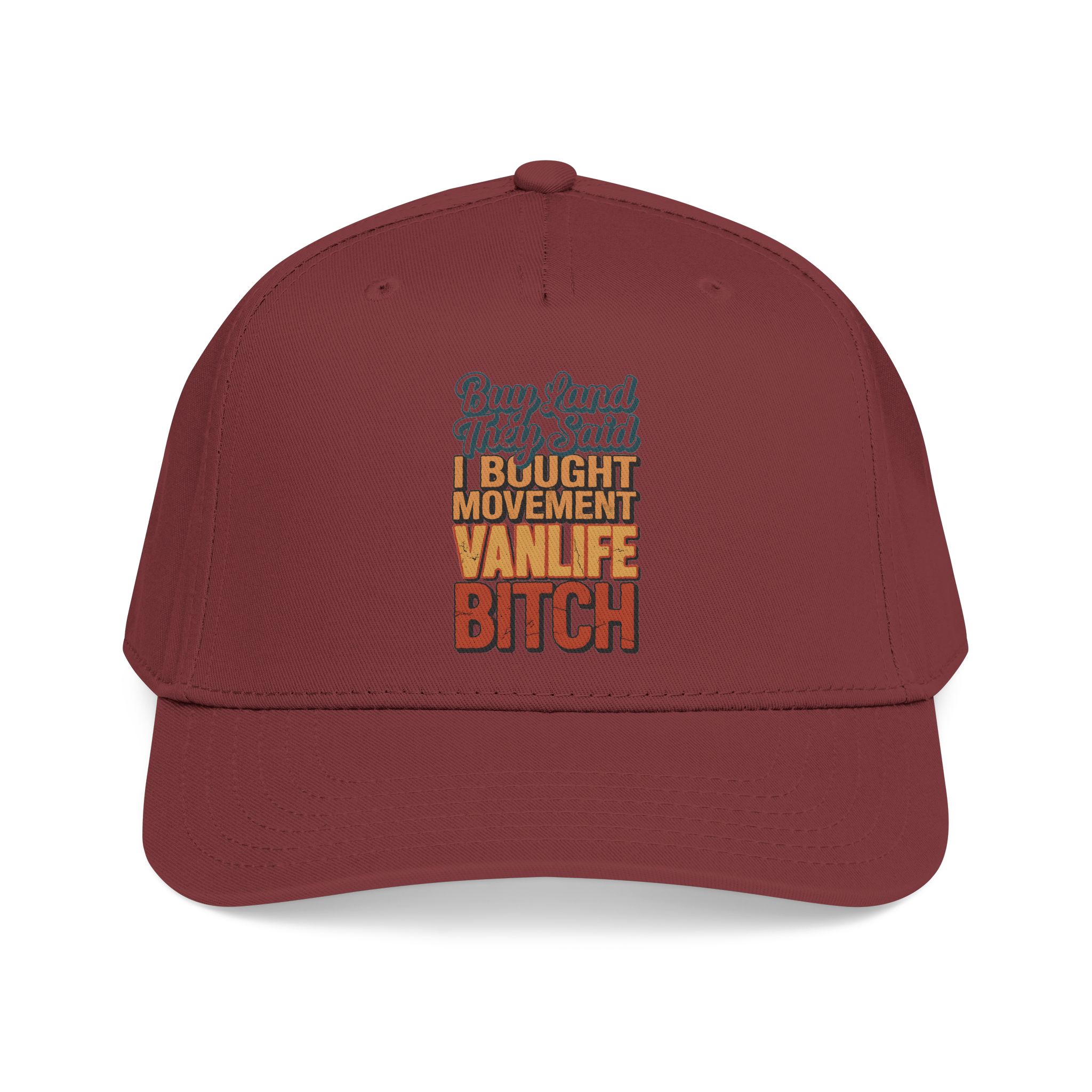 Baseball Cap - "Buy Land They Said" Design F**K-Line