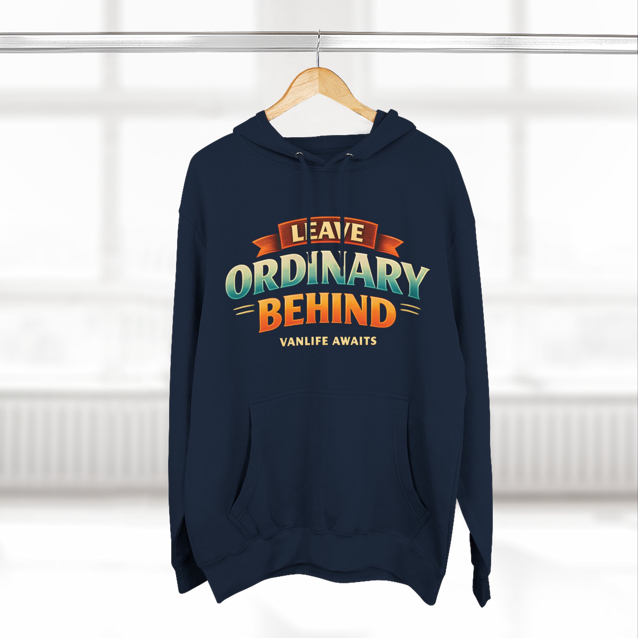 6033533211562255066_2048.jpeg Three-Panel Fleece Hoodie - "Leave Ordinary Behind" Design Scenic-Line