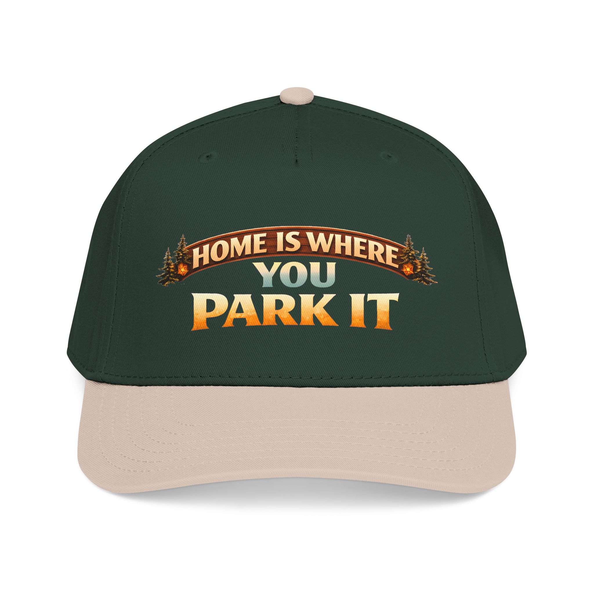 Baseball Cap - "Home Is Where You Park It" Design Scenic-Line