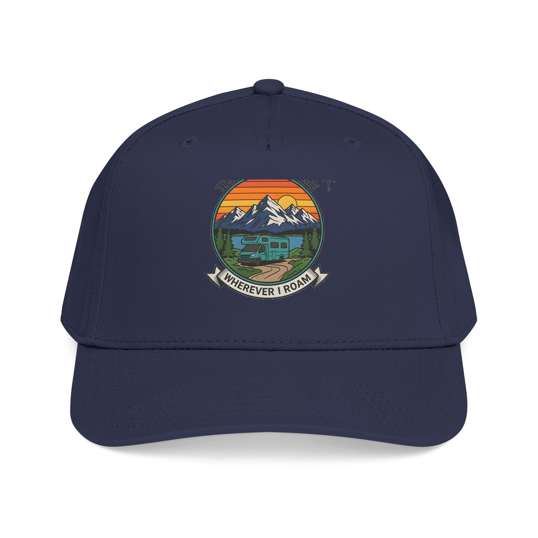 Baseball Cap — "The Road Is Home, Wherever I Roam"