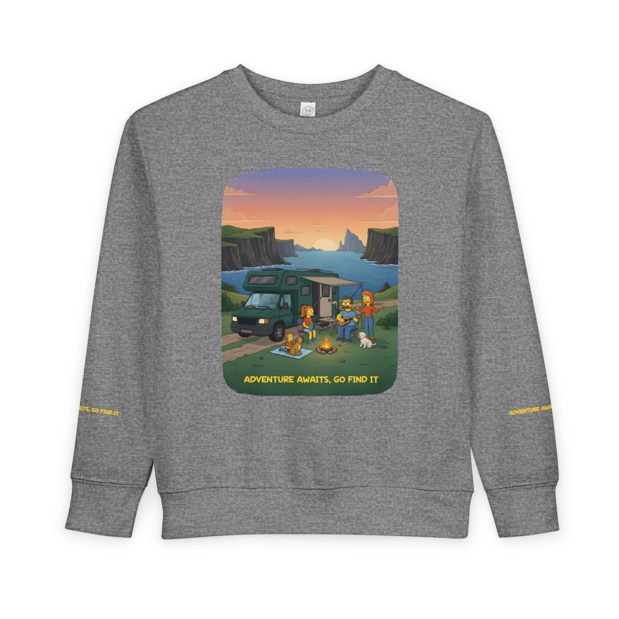 6059543221881615032_2048-1.jpeg Toddler Sweatshirt - "Adventure Awaits-Go Find It" (Design Sitcom-Line)
