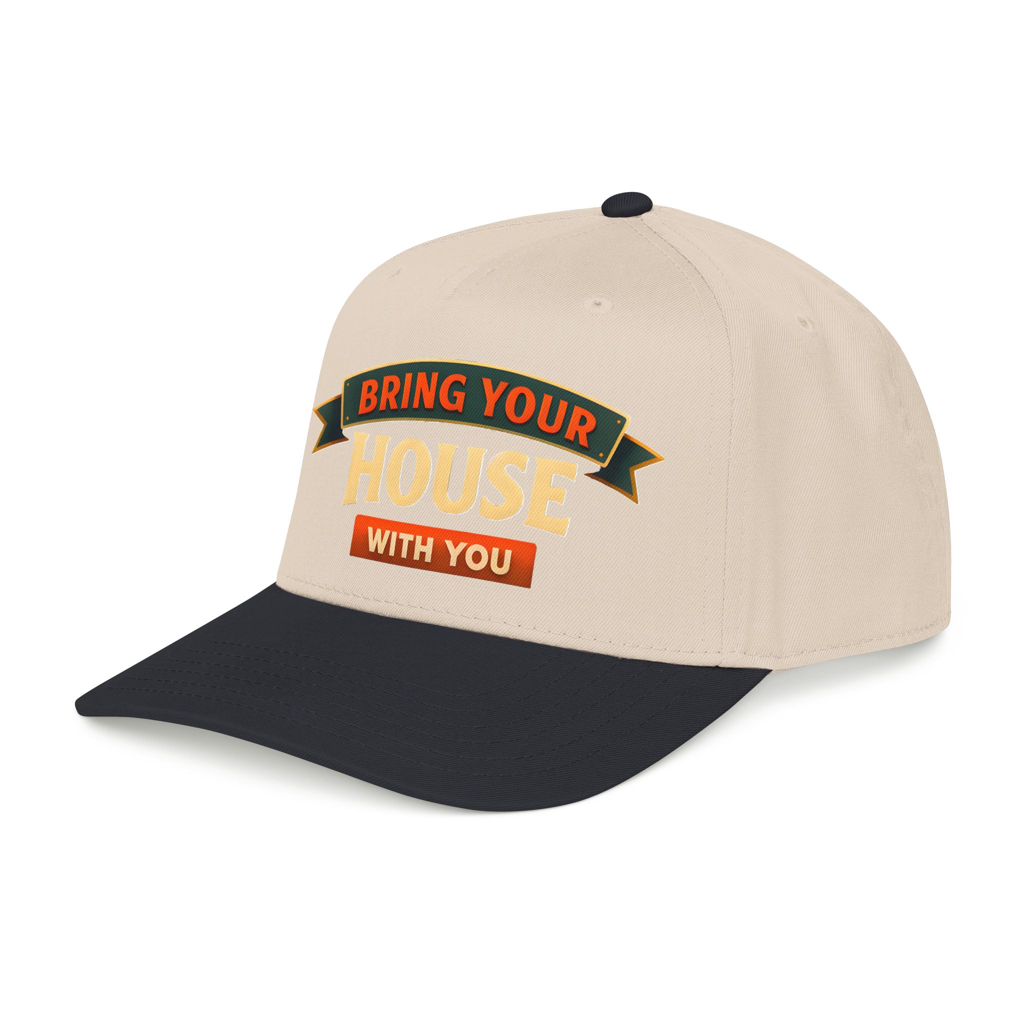 Baseball Cap - "Bring Your House With You" Design Scenic-Line