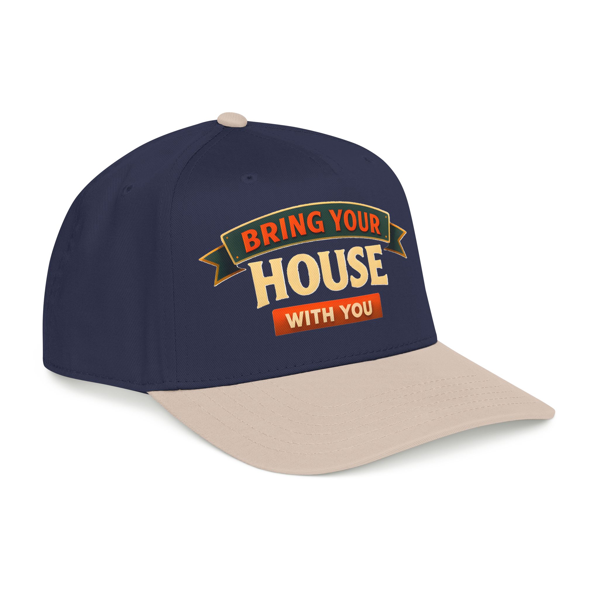 Baseball Cap - "Bring Your House With You" Design Scenic-Line