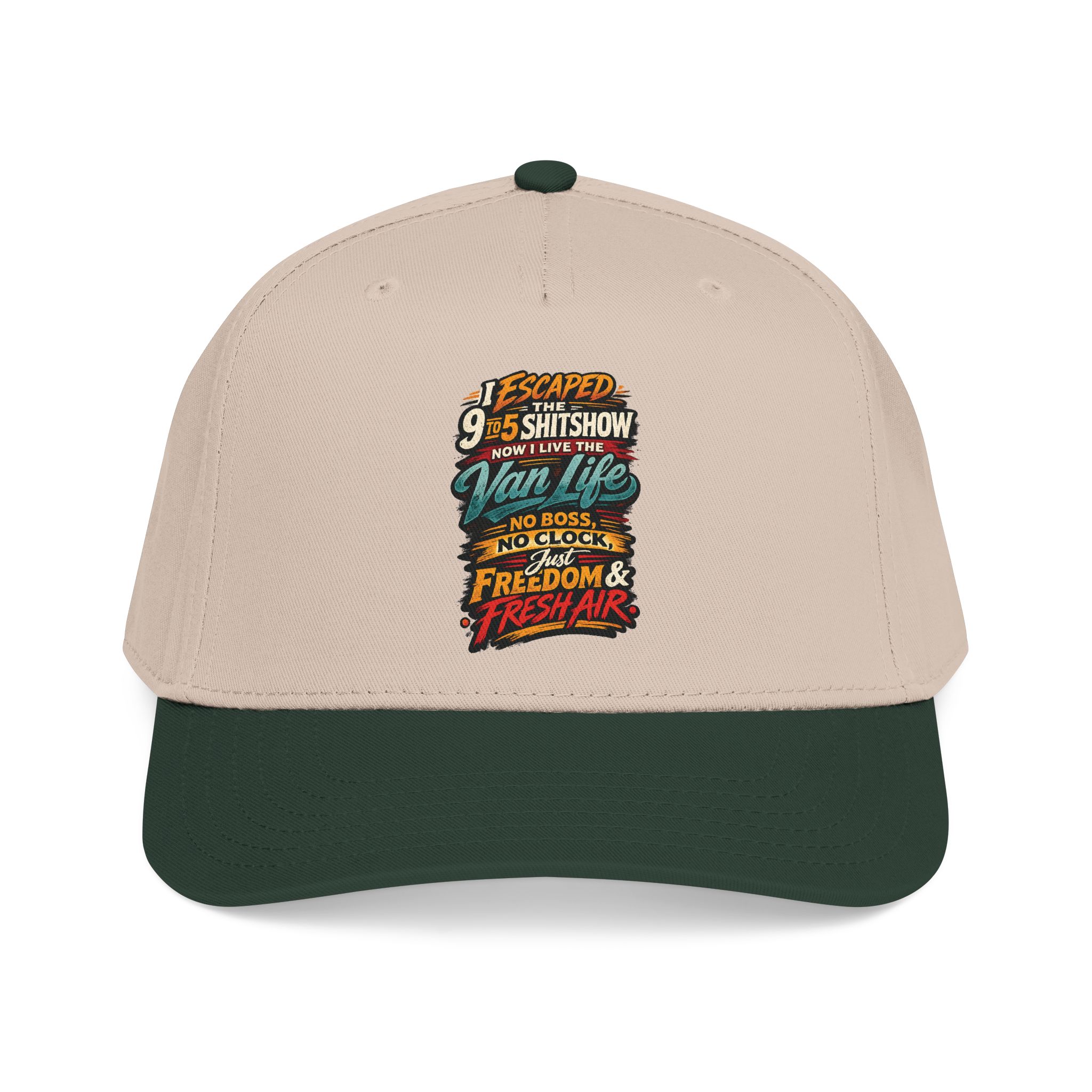 Baseball Cap - "I Escaped The 9 To 5" Design F**K-Line