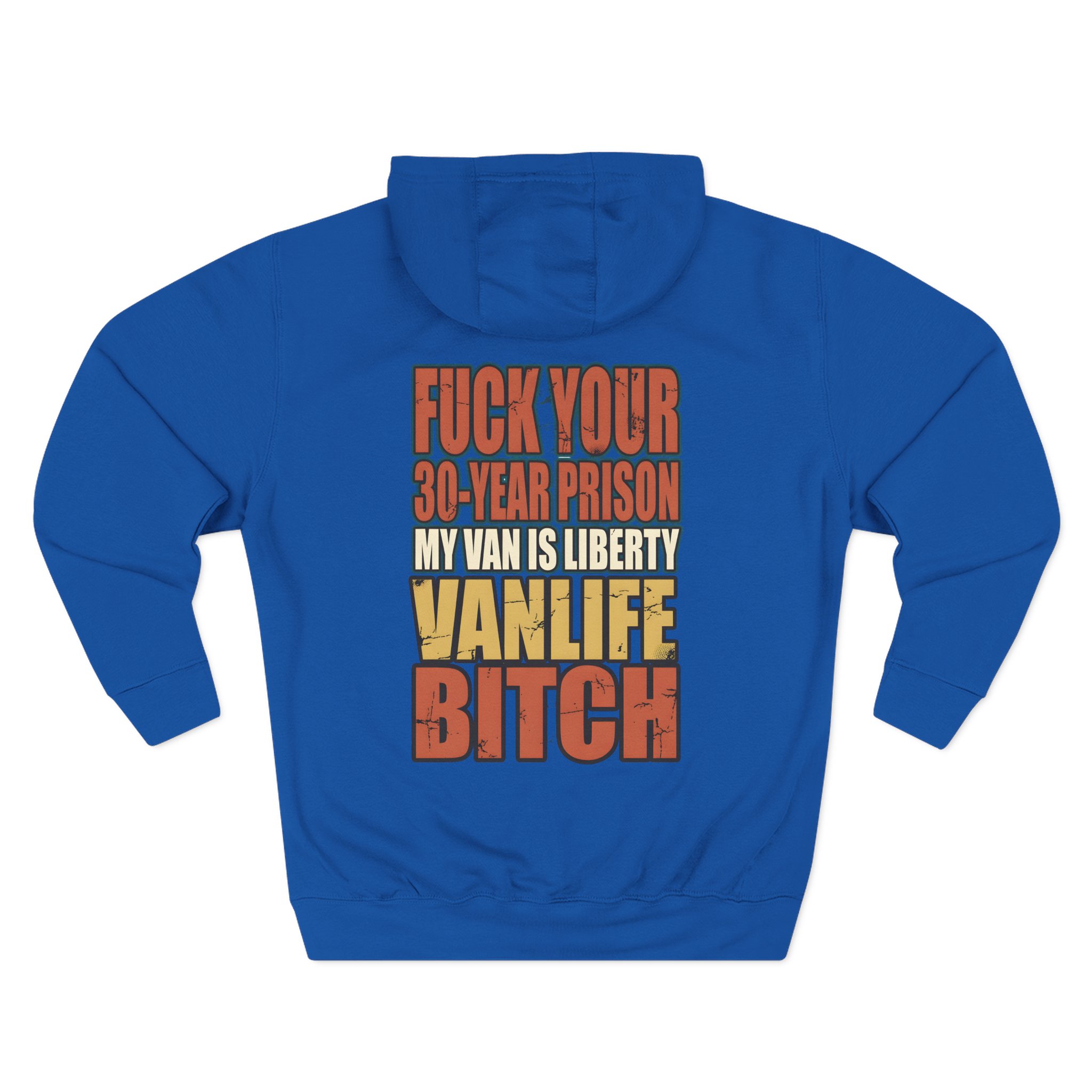 Three-Panel Fleece Hoodie - "Fuck Your 30 Year" Design F**K-Line