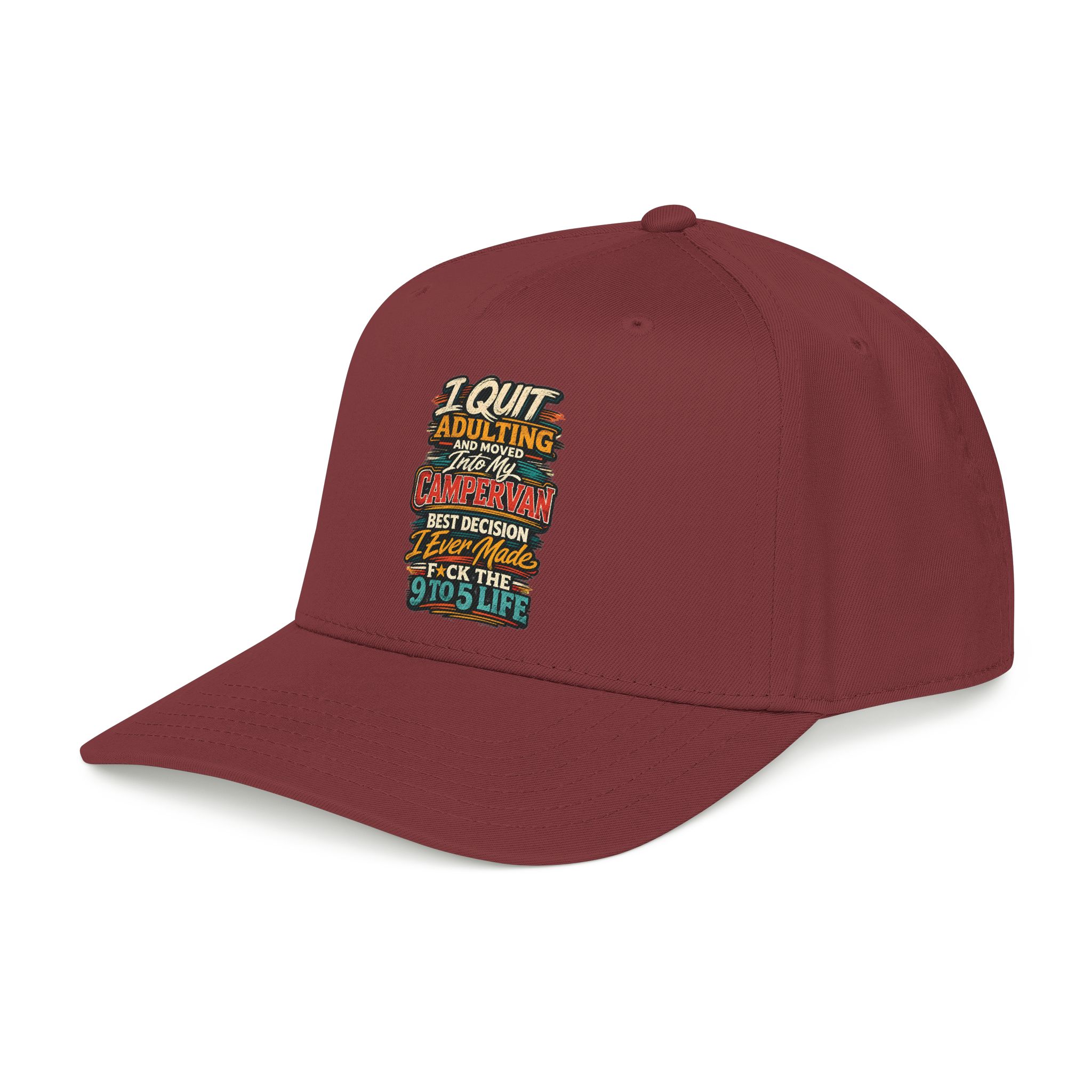 6081548356662459499_2048-3.jpeg Baseball Cap - "I Quit Adulting" Design F**K-Line