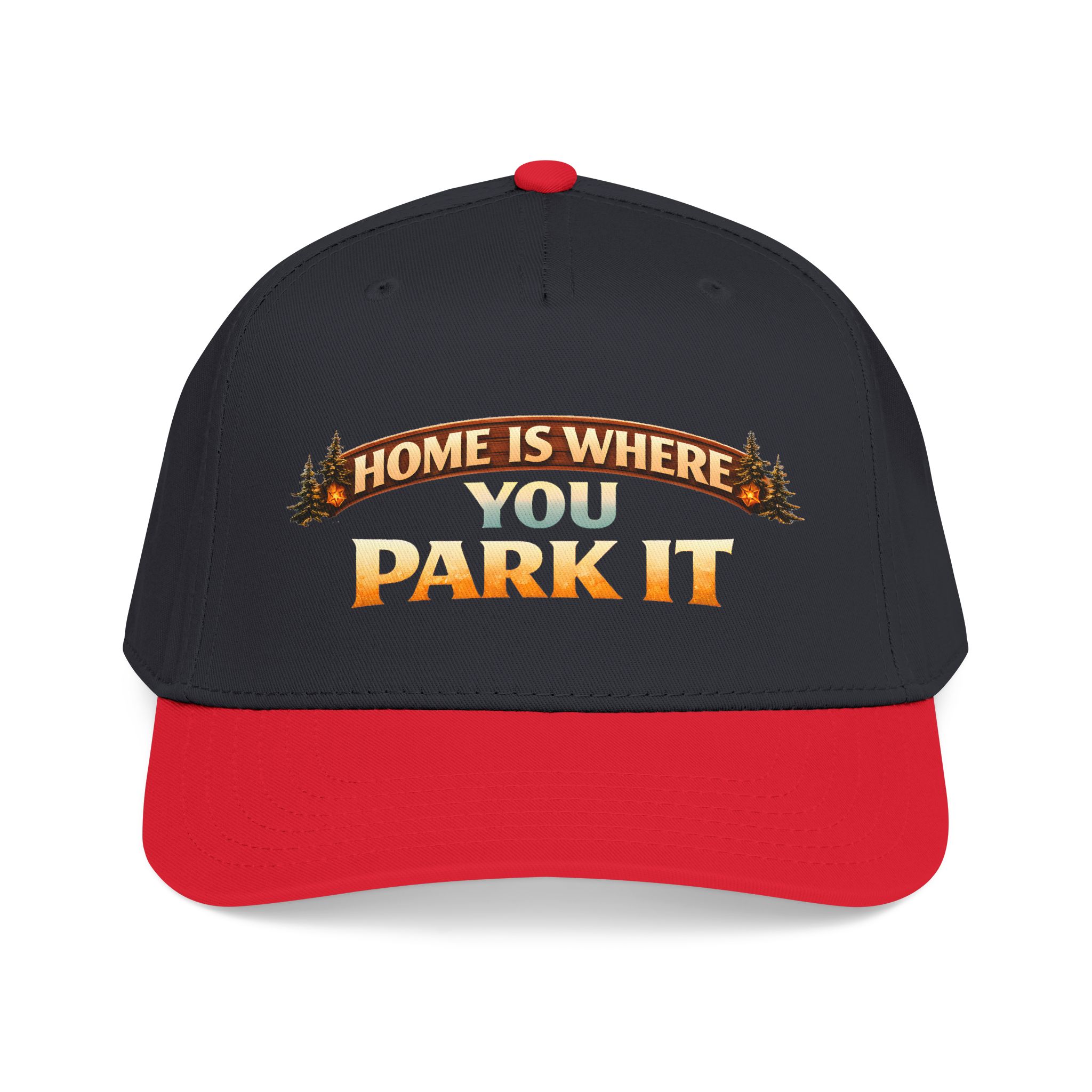 Baseball Cap - "Home Is Where You Park It" Design Scenic-Line