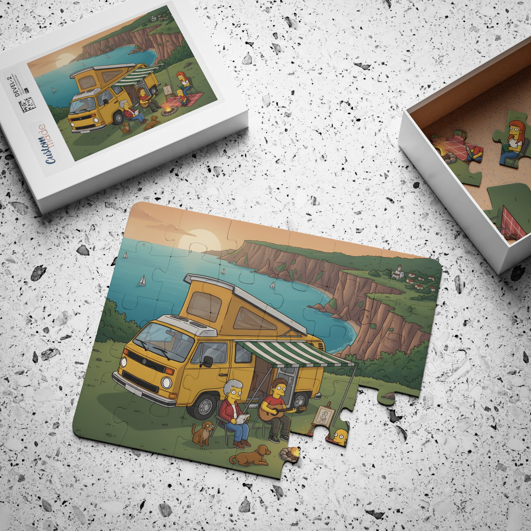 Kids' 30‑Piece Camping Puzzle — Scenic Camper Puzzle