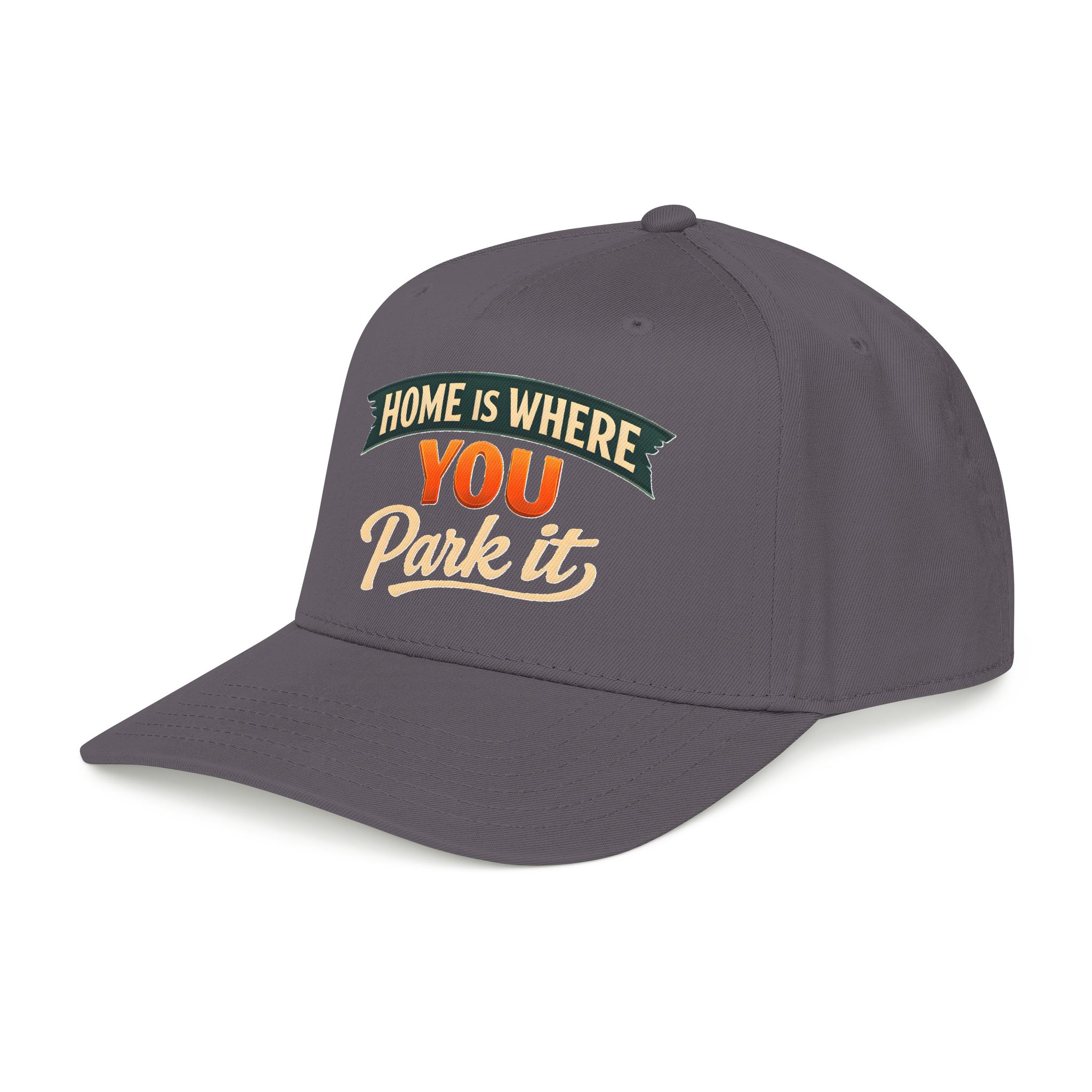 Baseball Cap - "Home Is where You Park It" Design Scenic-Line