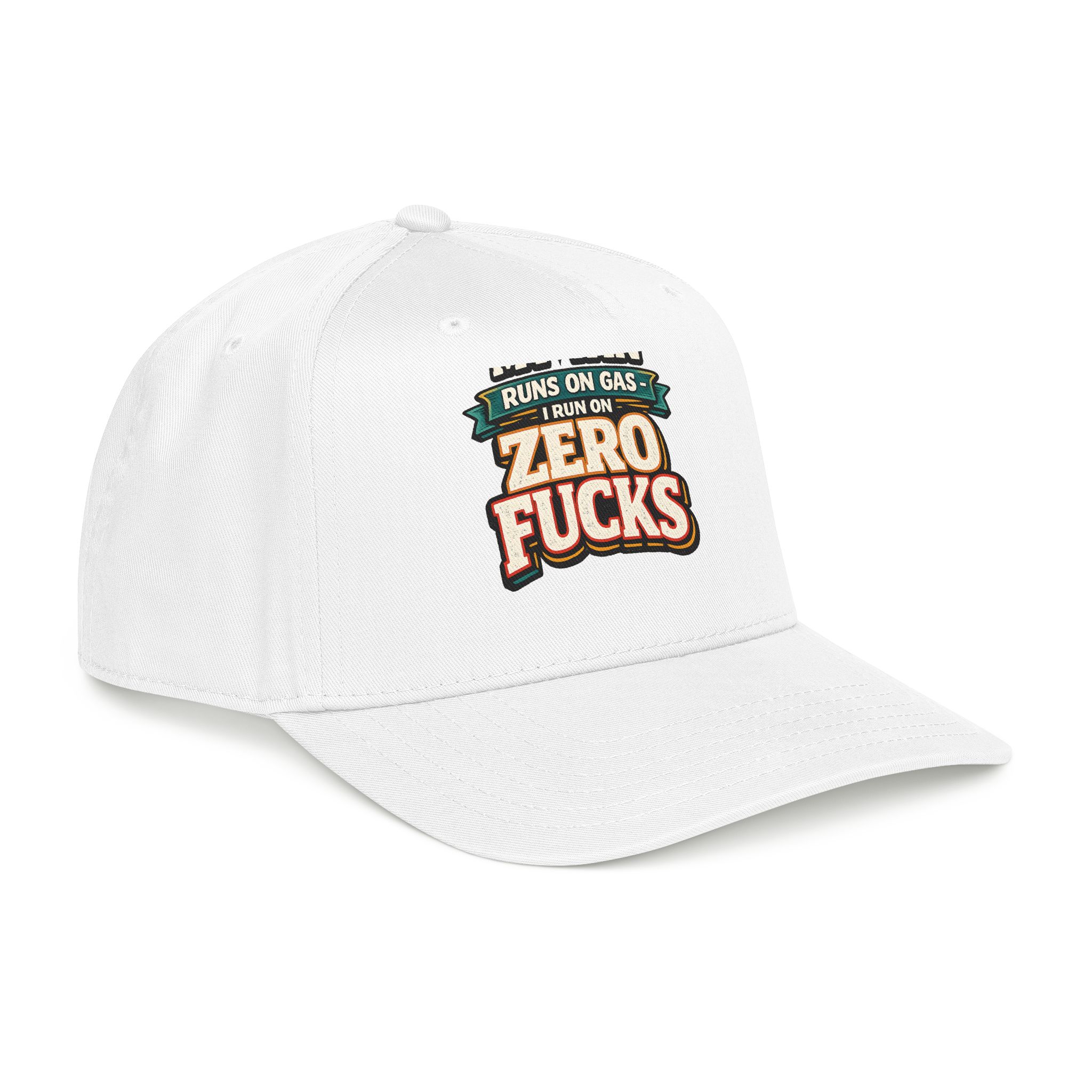 Baseball Cap - "My Van Runs On Gas" Design F**K-Line