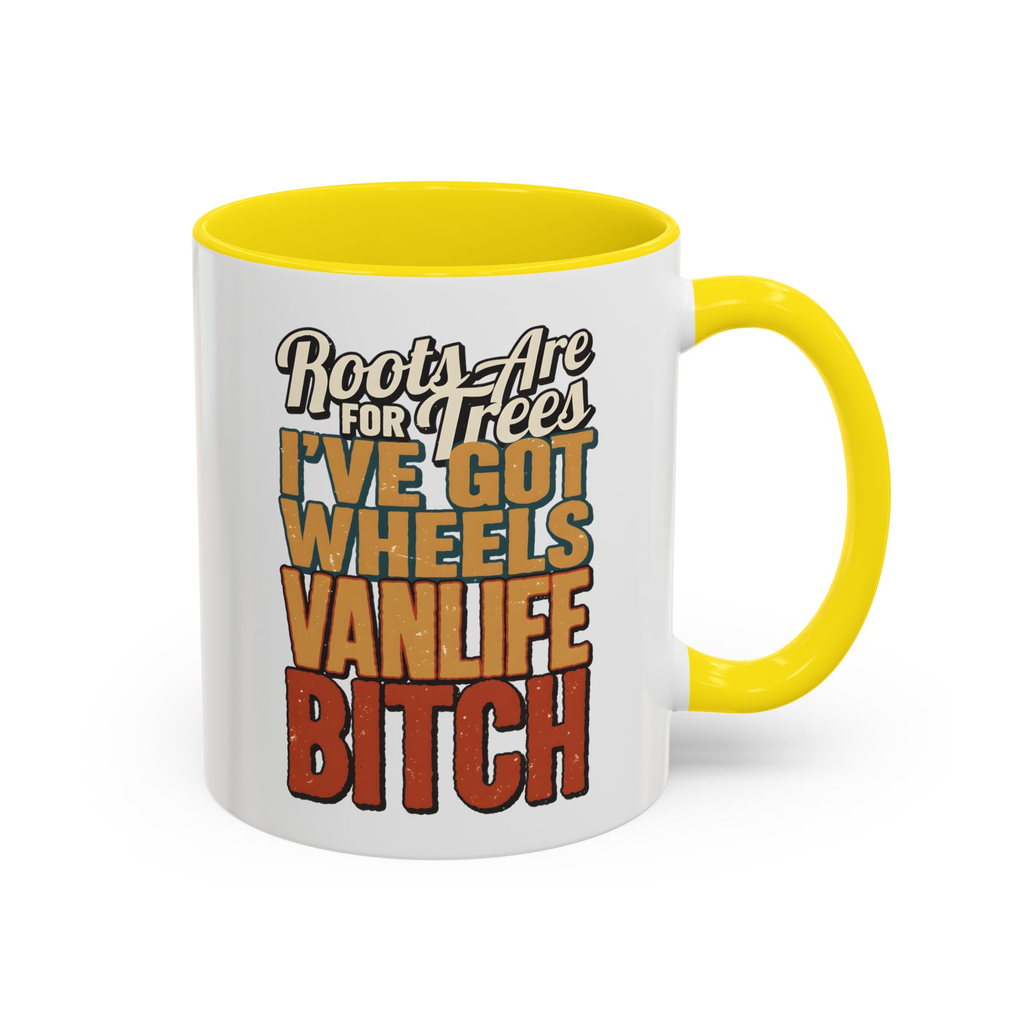 6105143489375790395_2048.jpeg Accent Coffee Mug (11, 15oz) — "Roots Are For Trees" Design F**K-Line