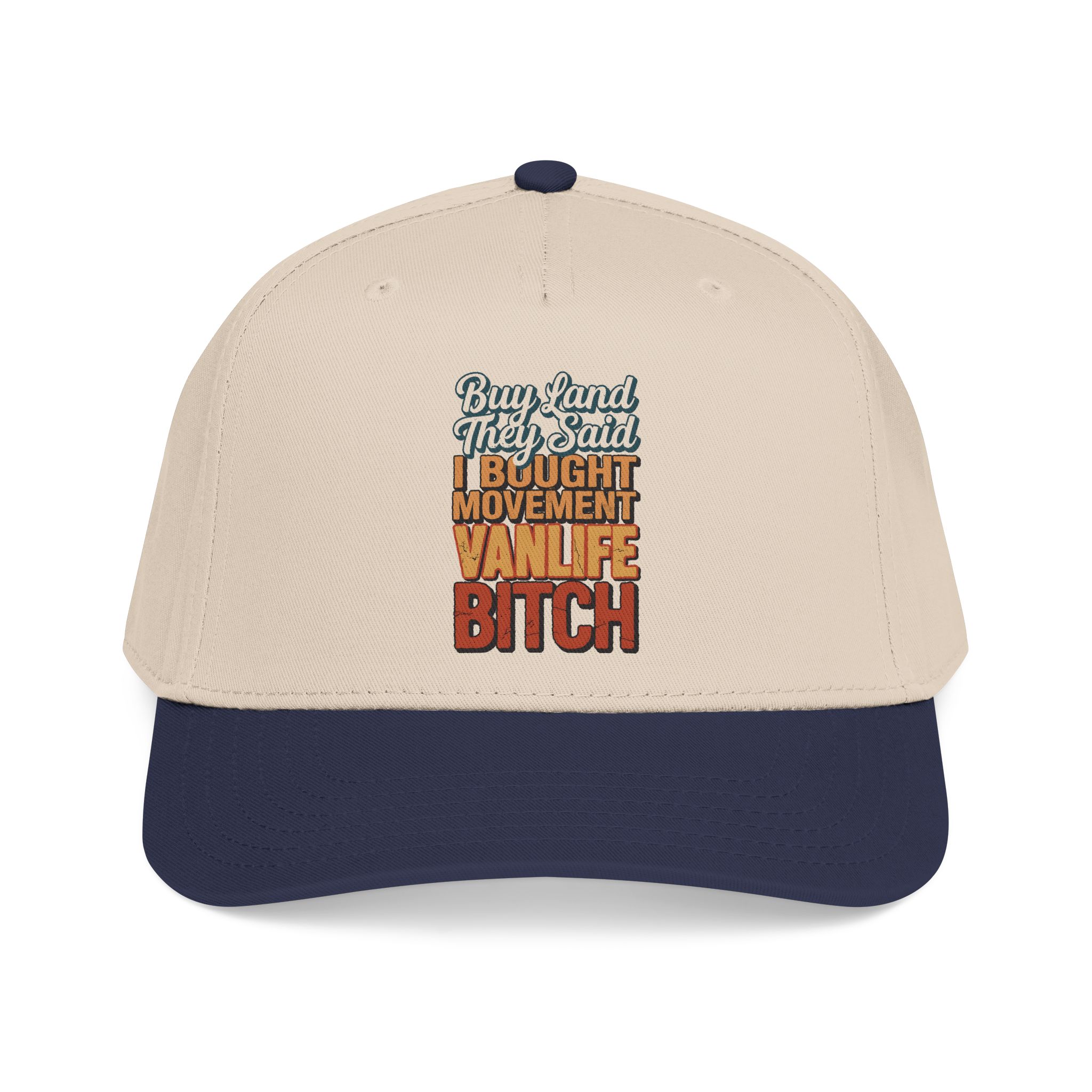 Baseball Cap - "Buy Land They Said" Design F**K-Line