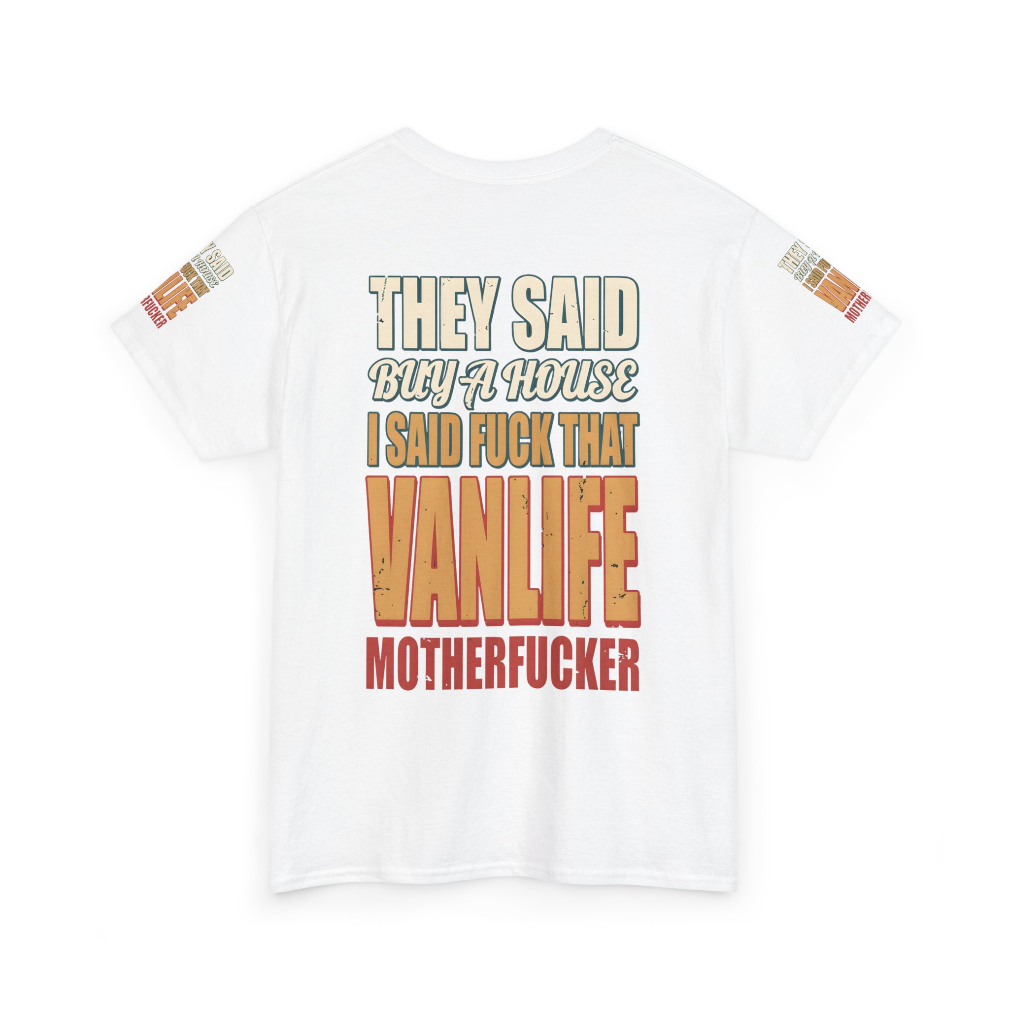 6141301927660490178_2048.jpeg Unisex Heavy Cotton Tee — "They Said Buy A House" Design F**K-Line