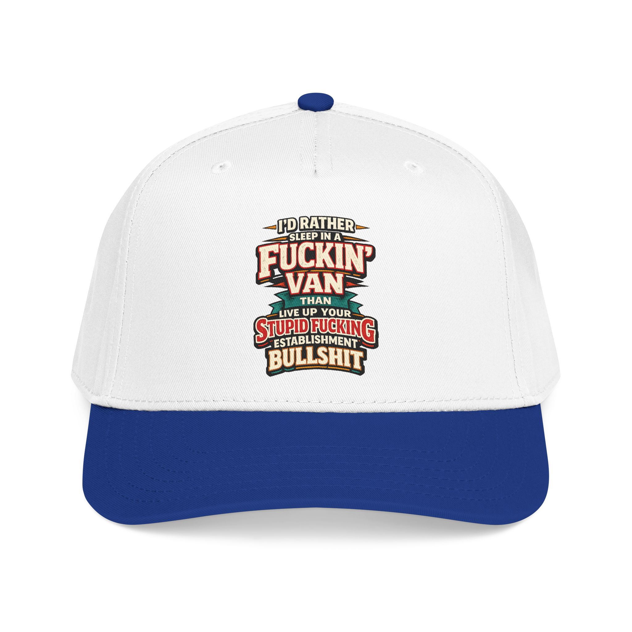 Baseball Cap - "I´d Rather Sleep in A Fucking Van" Design F**K-Line