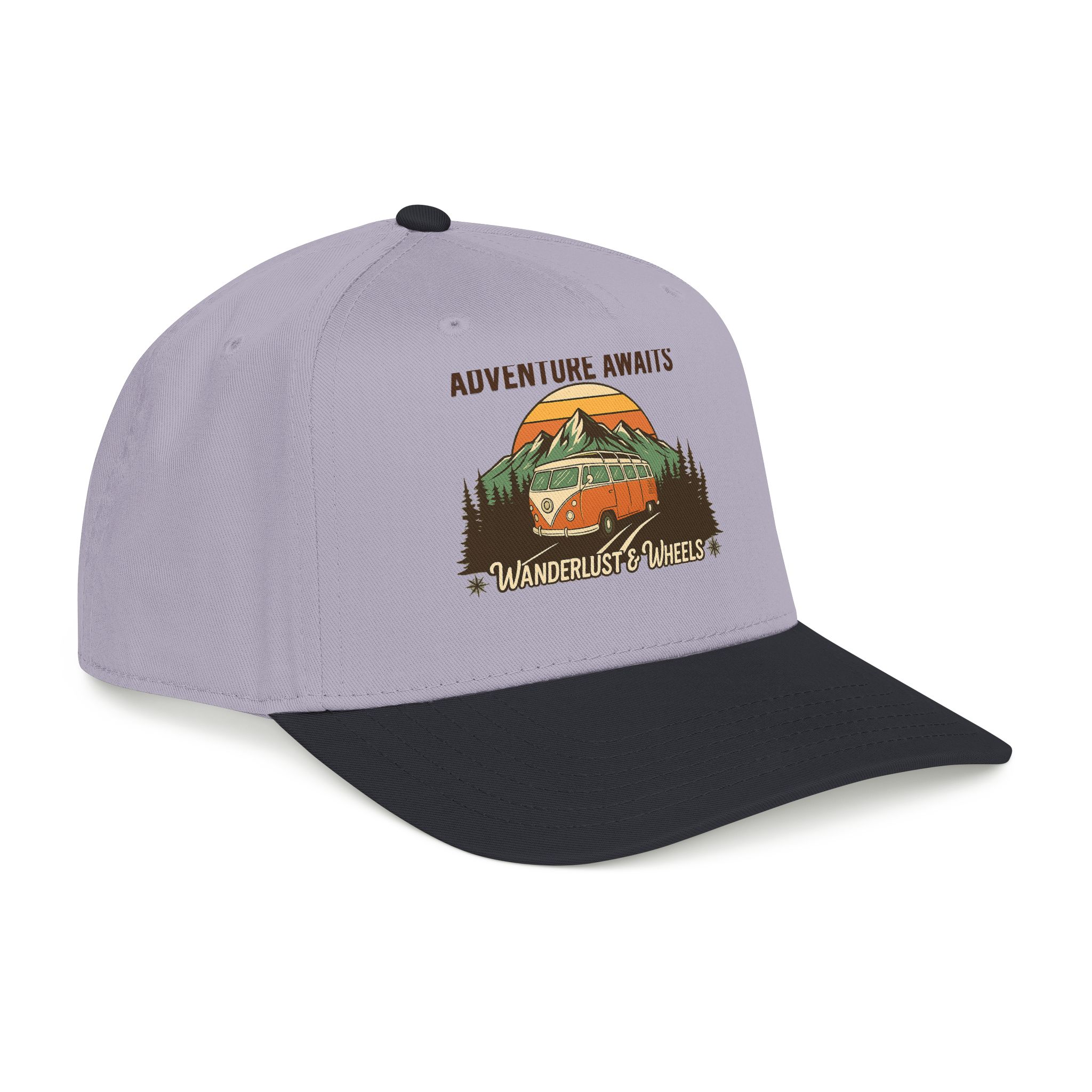 Baseball Cap - "Home Is Where You Adventure Awaits" Mid Profile Baseball Cap