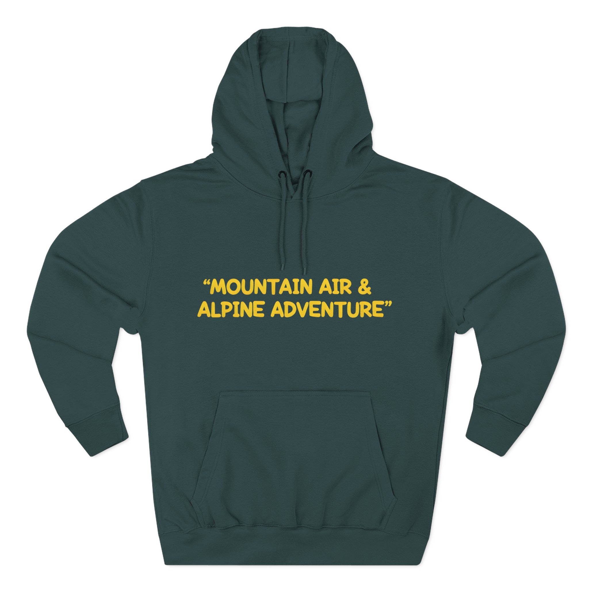 6172339081673733679_2048.jpeg Three-Panel Fleece Hoodie - "Mountain Air And Alpine Adventure"" Design Sitcom-Line