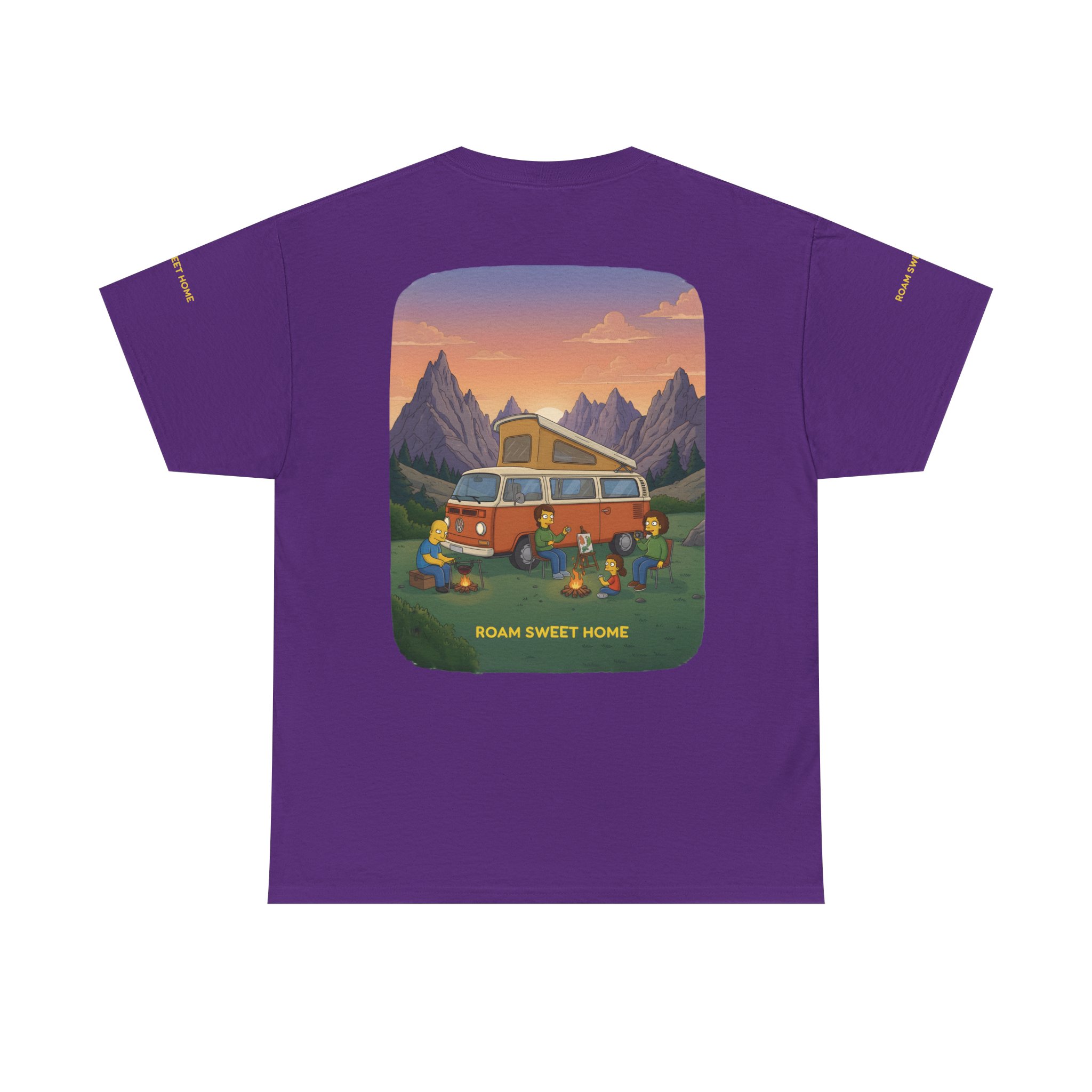 Unisex Heavy Cotton Tee — "Roam Sweet Home" Design Sitcom-Line