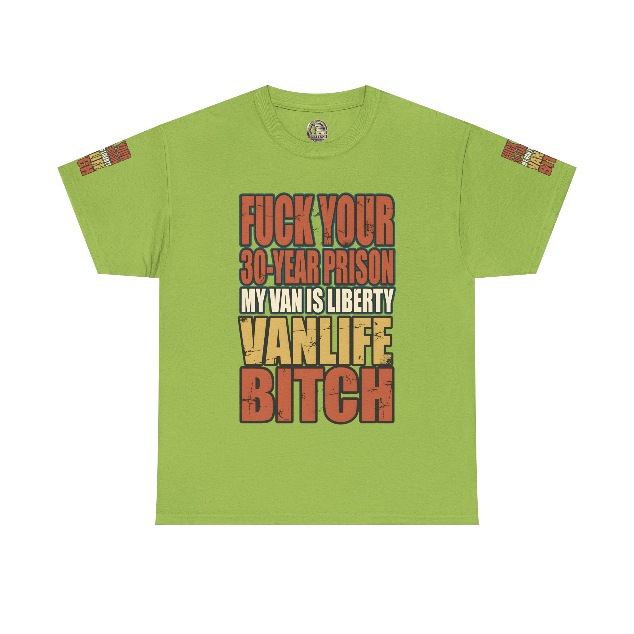 Unisex Heavy Cotton Tee — "Fuck Your 30 Year" Design F**K-Line