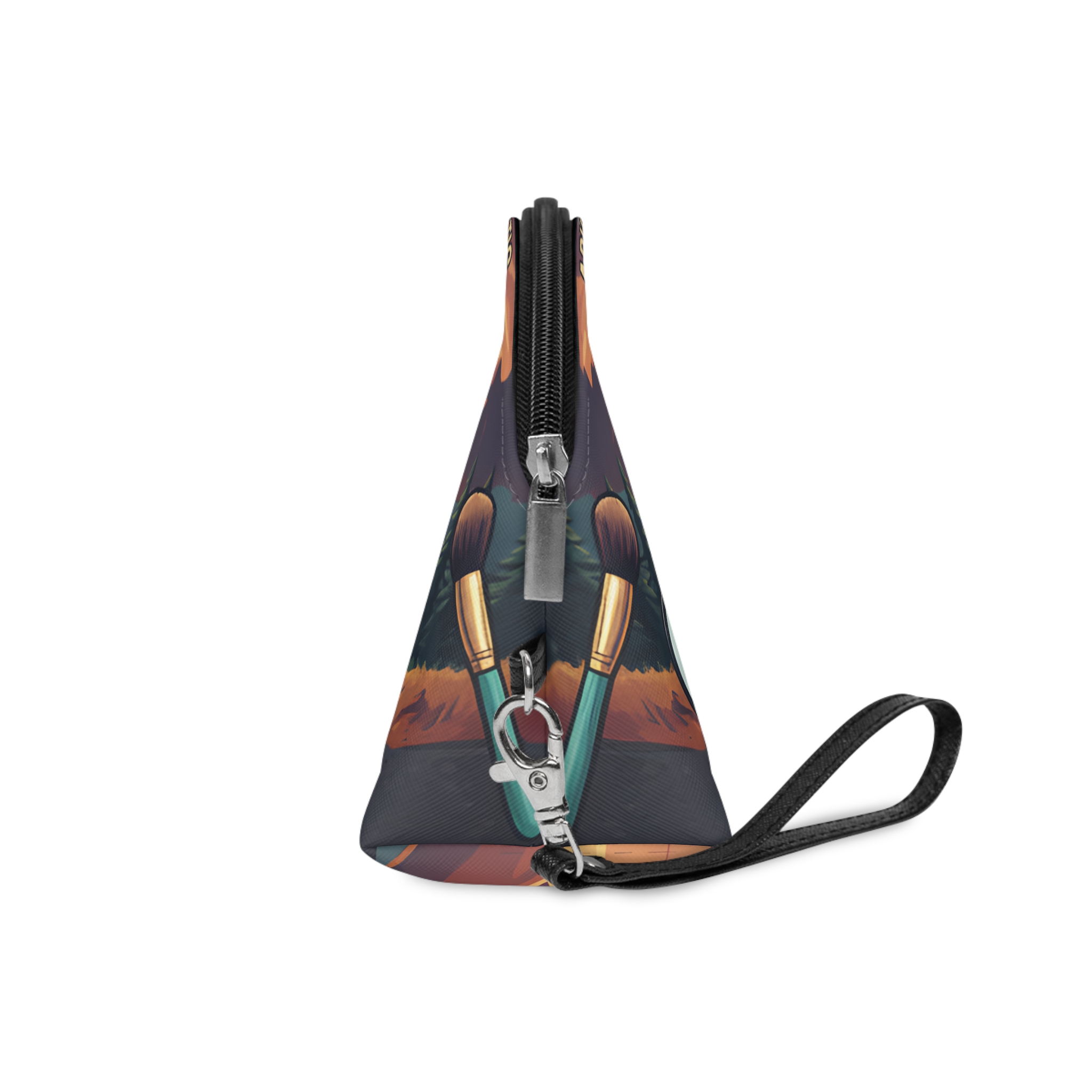 Makeup Bag — "Adventure Is My Aesthetic and My Foundation" campervan quoted