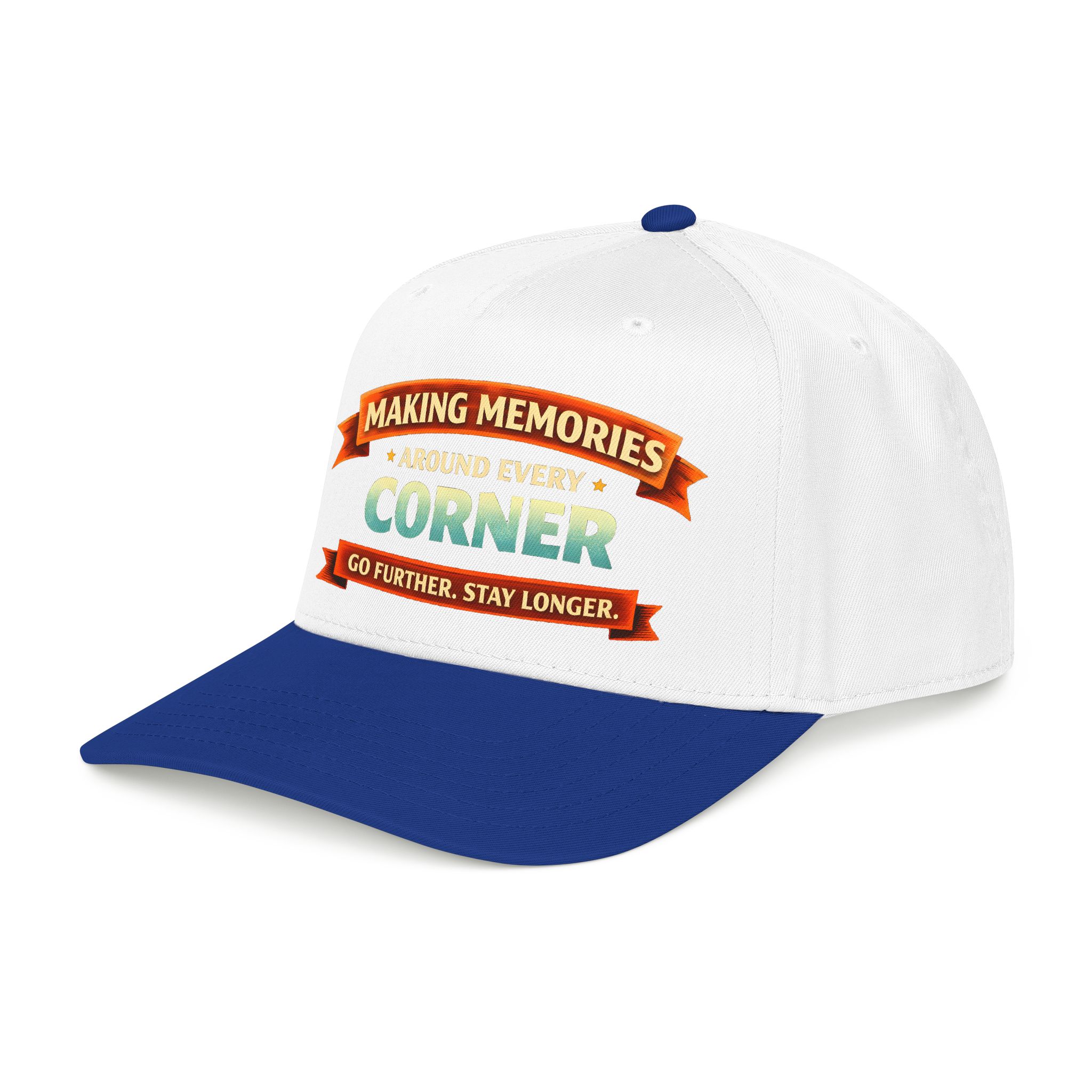 Baseball Cap - "Making Memories Around Every Corner" Design Scenic-Line
