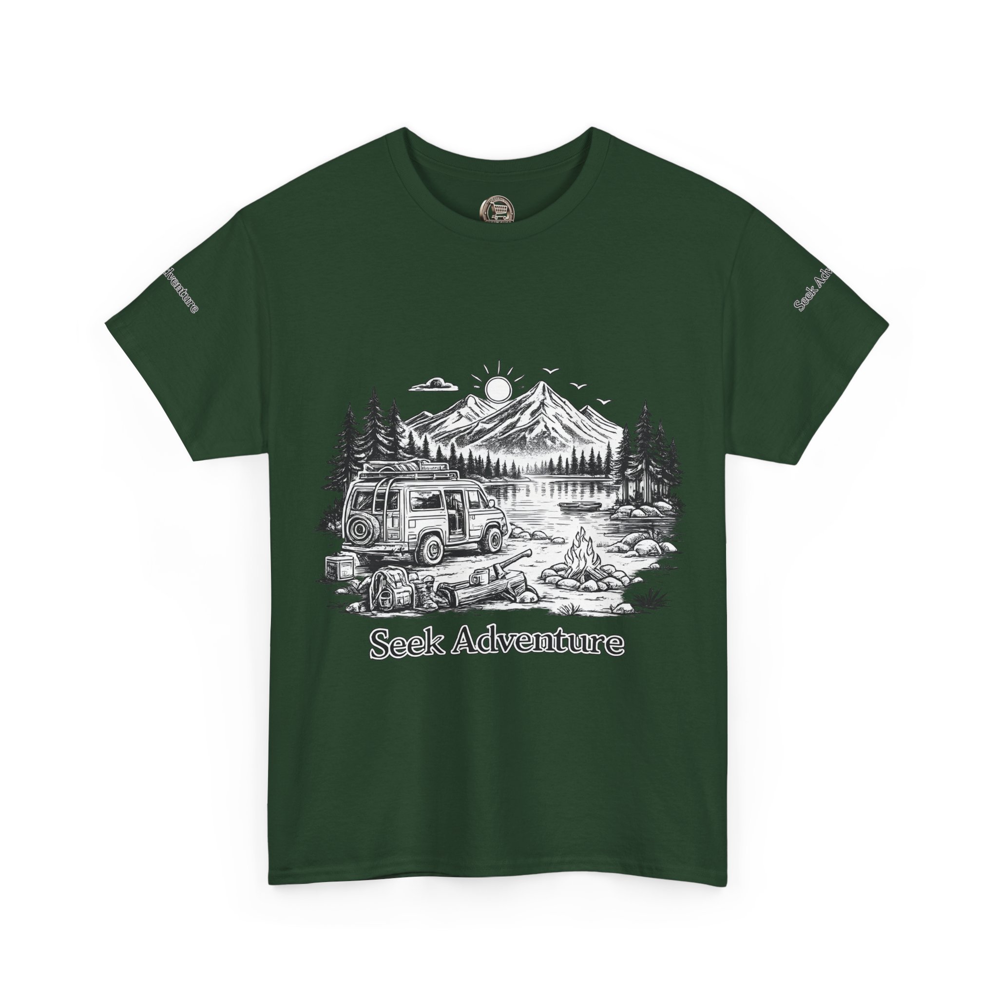 6187248456760893792_2048.jpeg Unisex Heavy Cotton Tee — "Seek Adventure" Design Minimal-Line