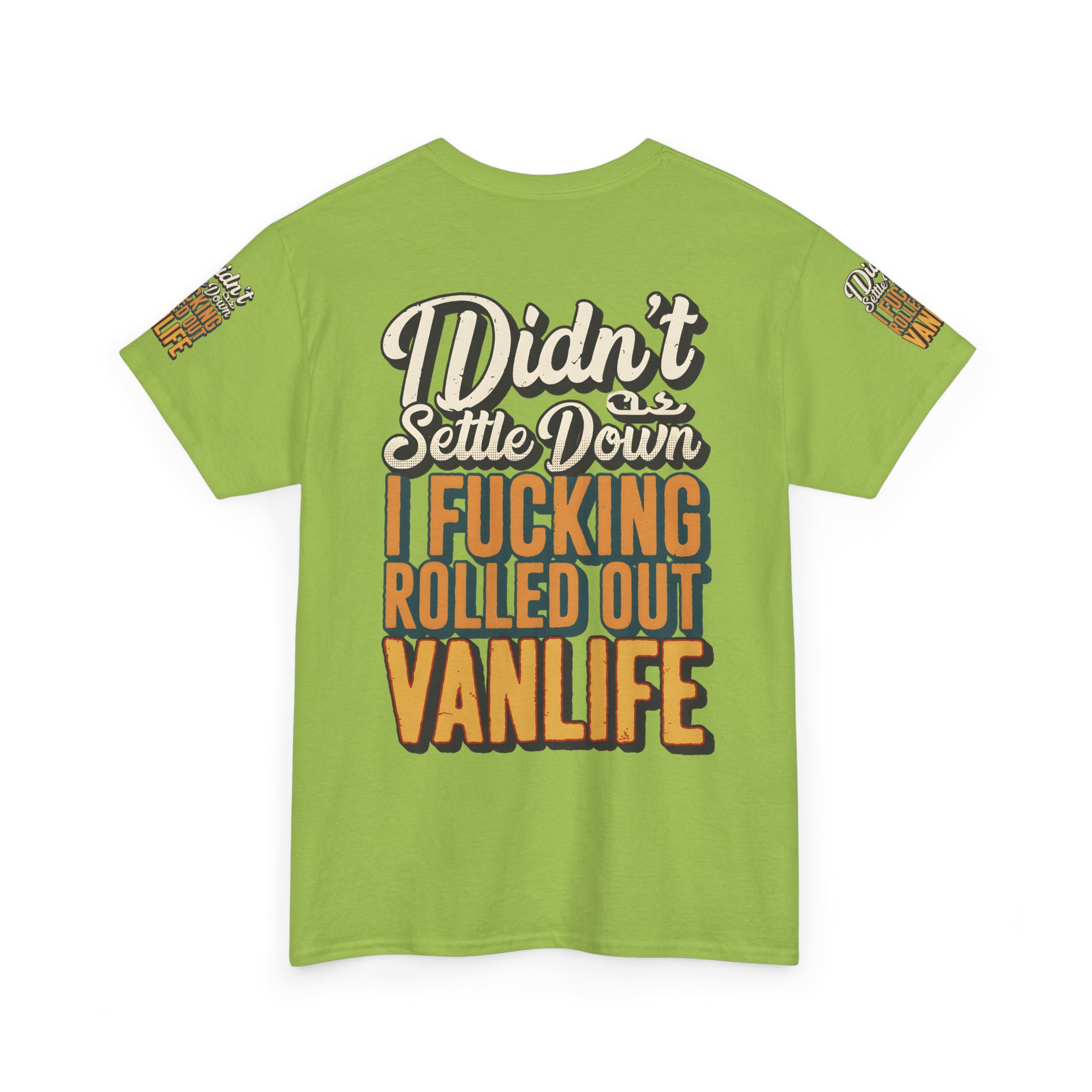 6194823528558082891_2048.jpeg Unisex Heavy Cotton Tee — "Dind´t Settle Down" Design F**K-Line