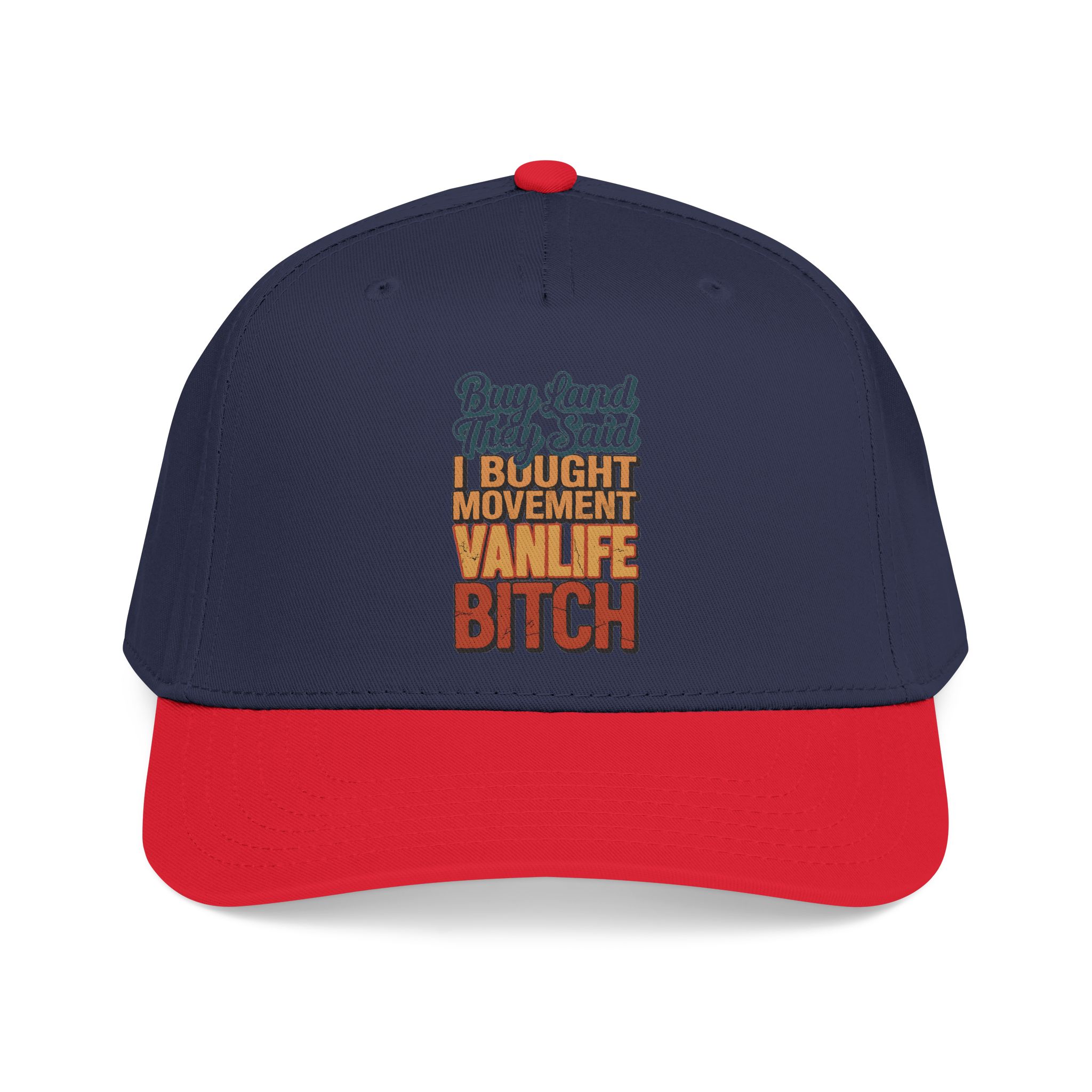 Baseball Cap - "Buy Land They Said" Design F**K-Line