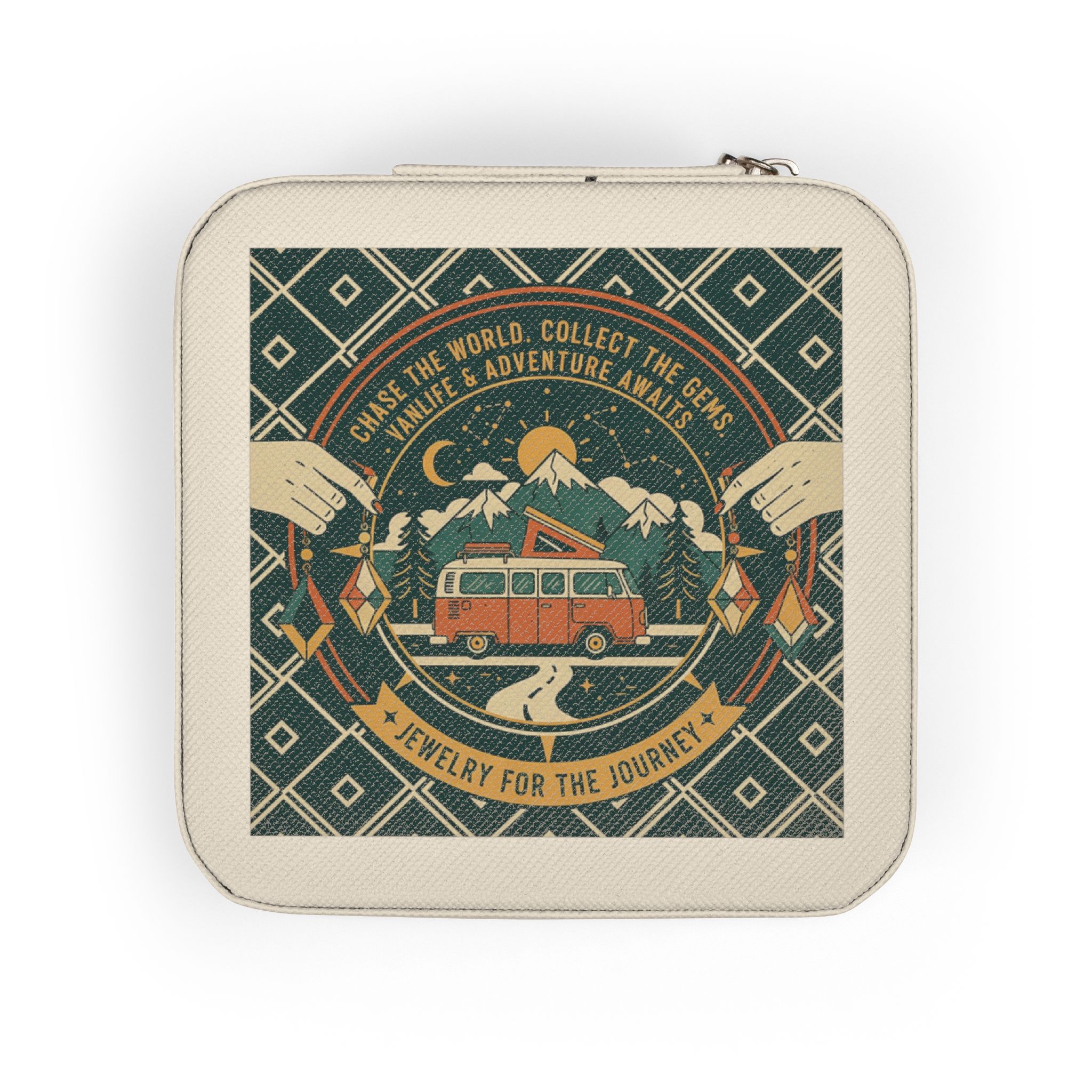 Jewelry Travel Case – Compact Organizer for Rings, Necklaces & Earrings