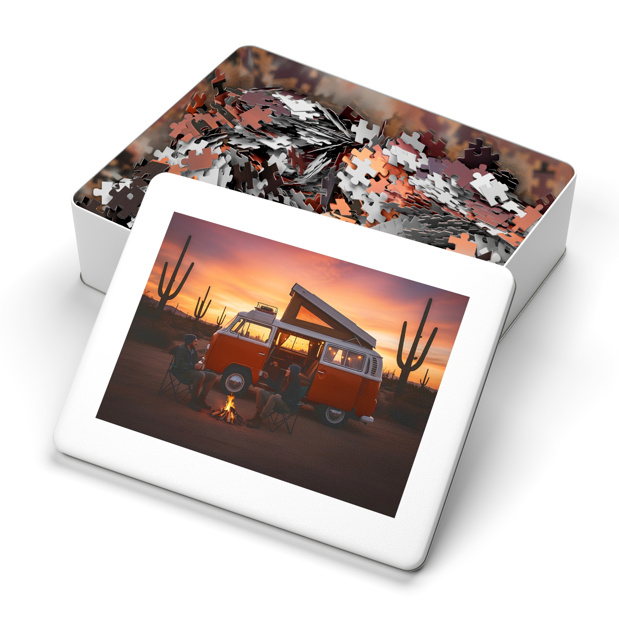 6208364451833436345_2048.jpeg Jigsaw Puzzle with — Campervan Sunset Jigsaw