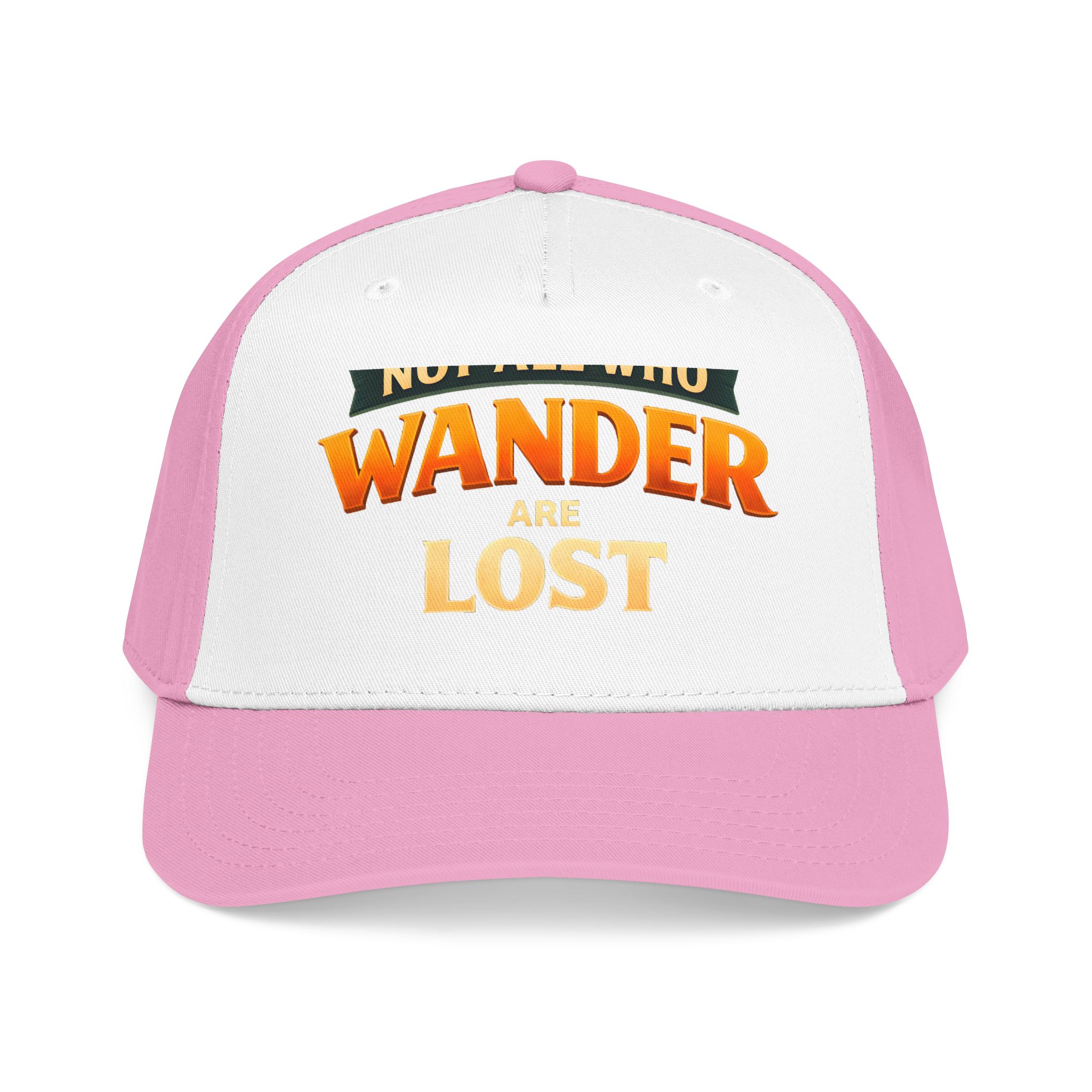 Baseball Cap - "Not All Who Wander Are Lost" Design Scenic-Line