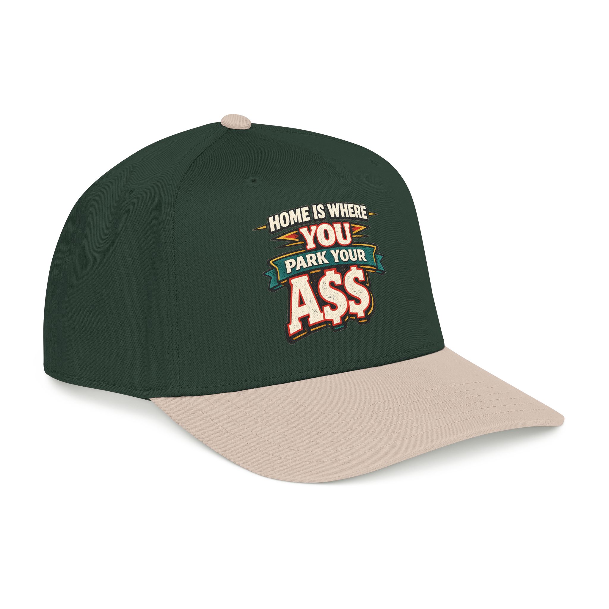 Baseball Cap - "Home Is Where You Park Your Ass" Design F**K-Line
