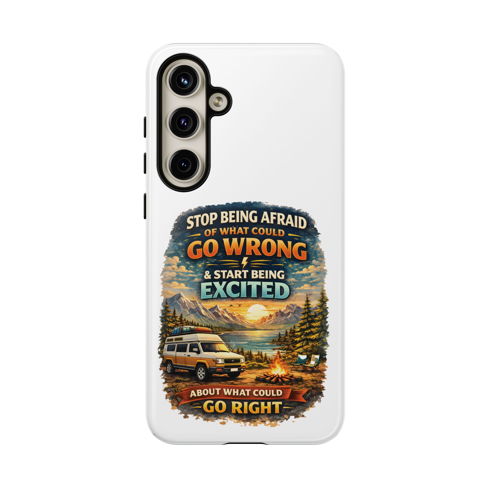 Phone Case — "Stop Being Afraid" (Design Scenic-Line)