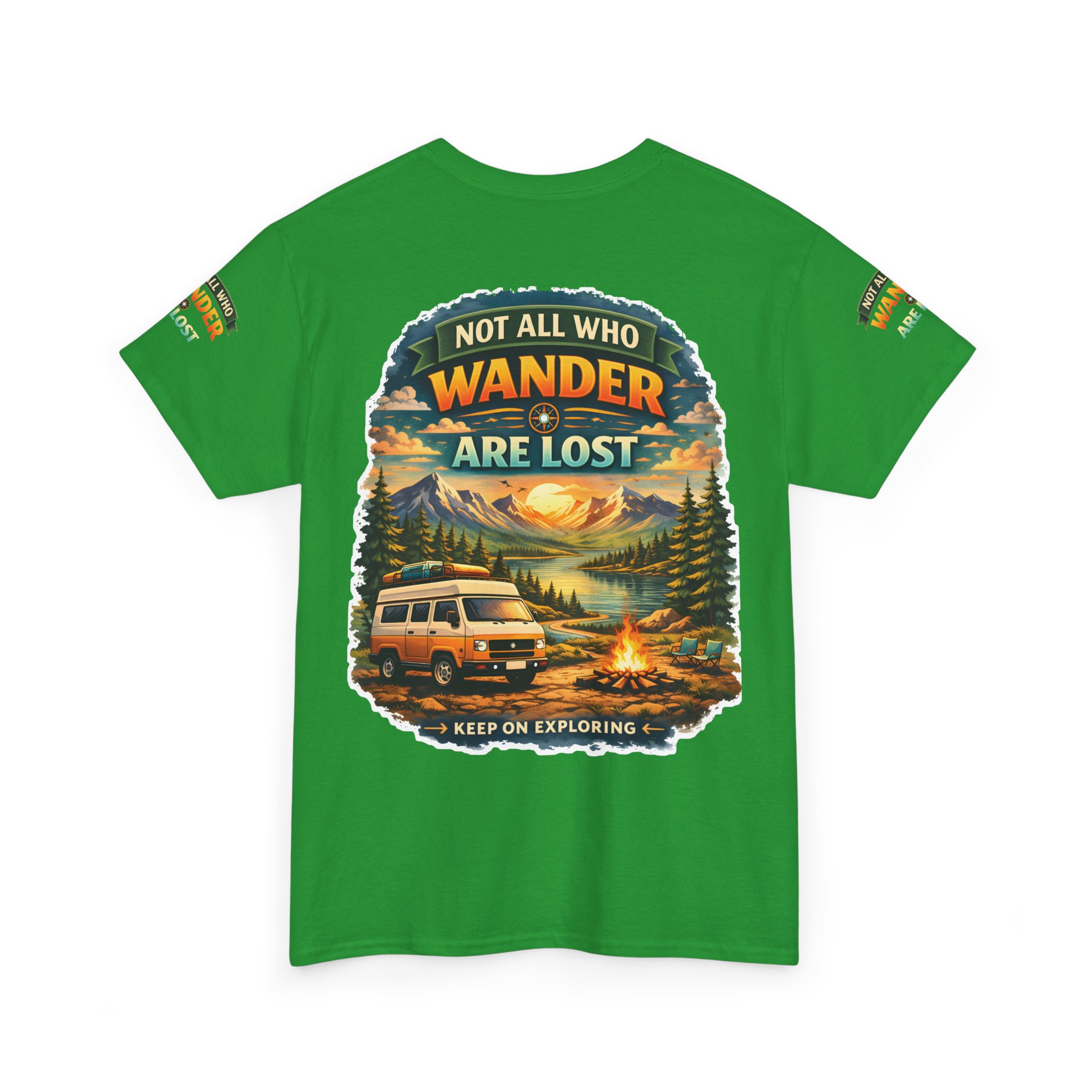 6256672116280040370_2048.jpeg Unisex Heavy Cotton Tee — "Not All Who Wander Are Lost" Design Scenic-Line