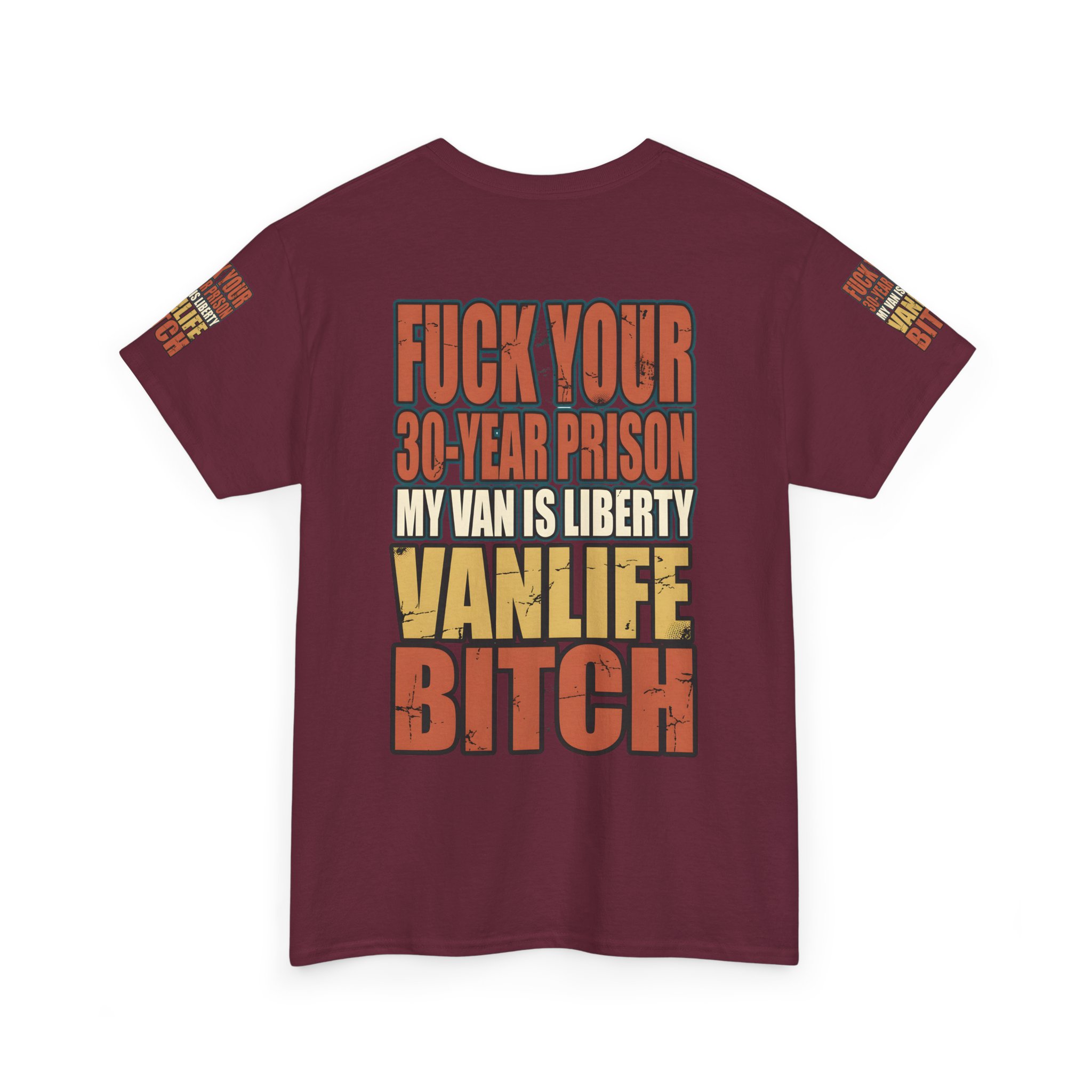 Unisex Heavy Cotton Tee — "Fuck Your 30 Year" Design F**K-Line