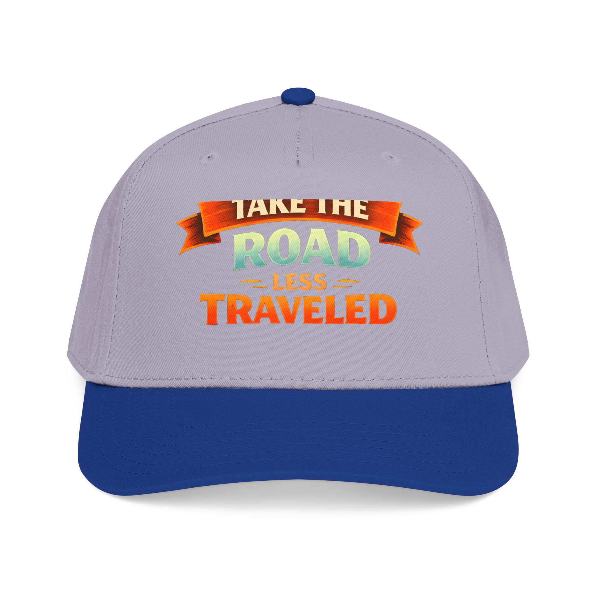 Baseball Cap - "Take The Road Less Traveled" Design Scenic-Line