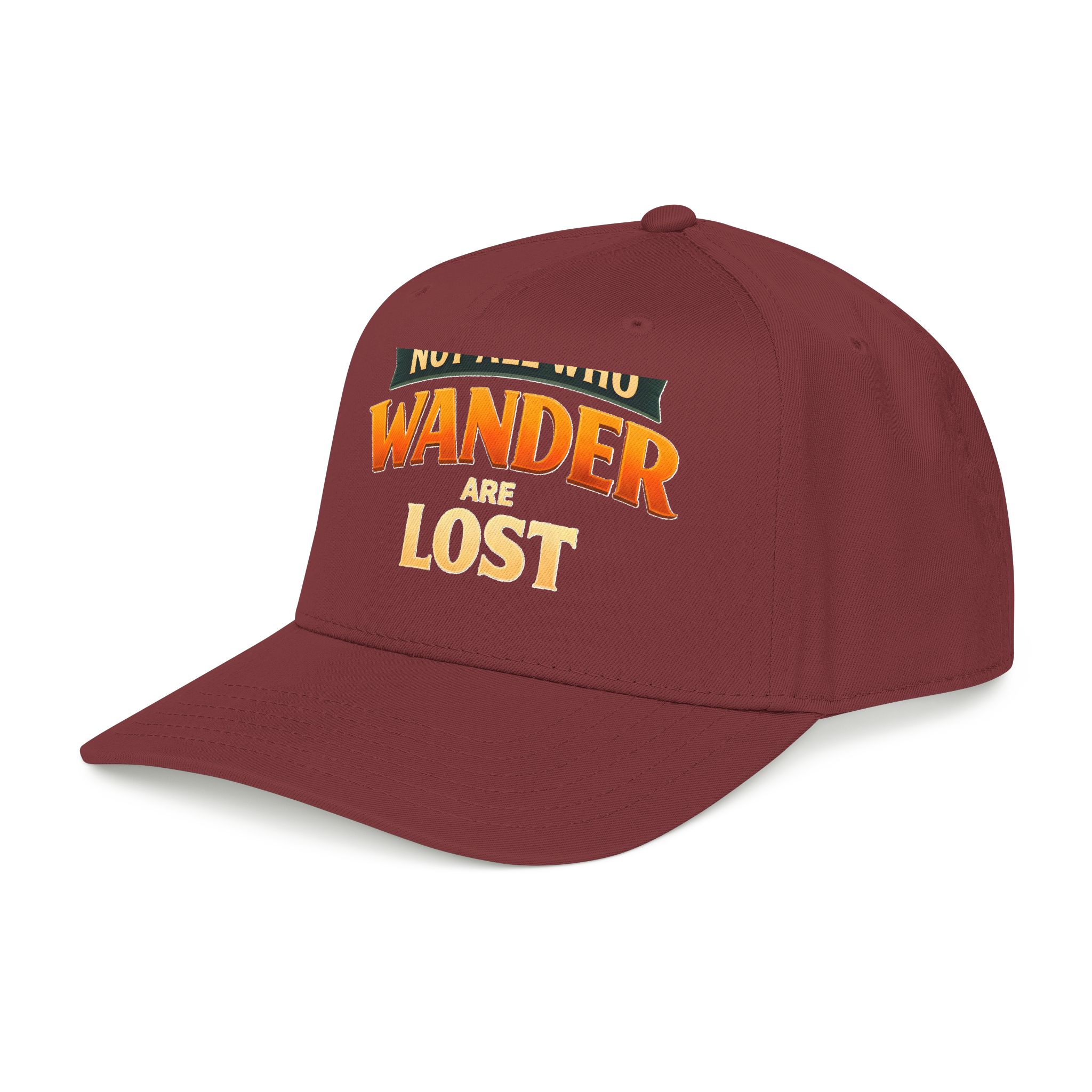 Baseball Cap - "Not All Who Wander Are Lost" Design Scenic-Line