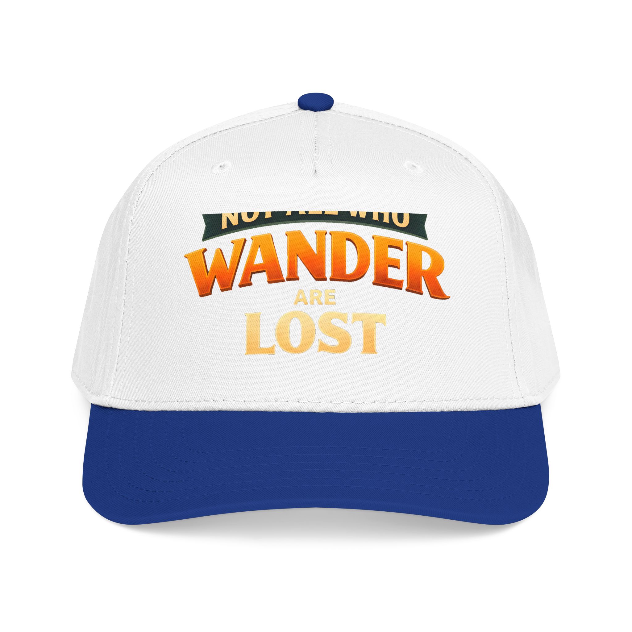 Baseball Cap - "Not All Who Wander Are Lost" Design Scenic-Line
