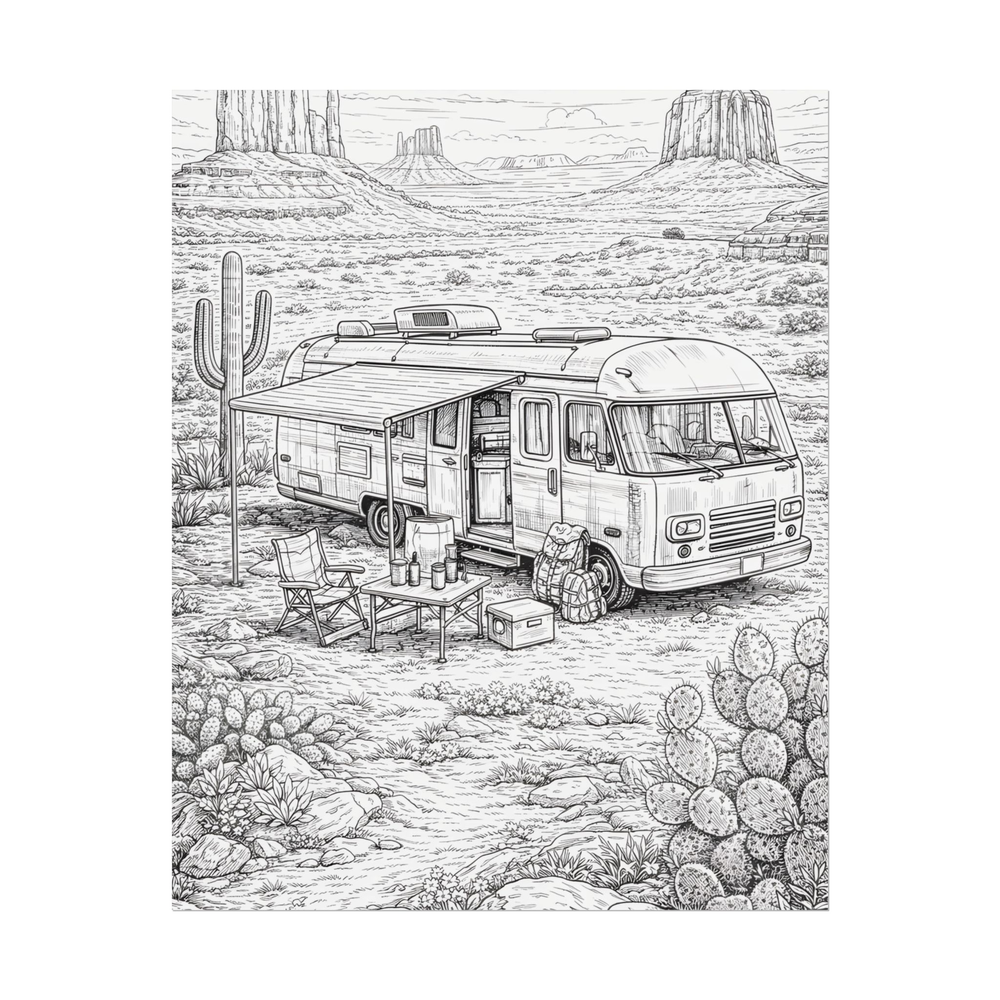 632783257565229669_2048-1.jpeg Campervan Poster — Vintage RV Camping Landscape Wall Art